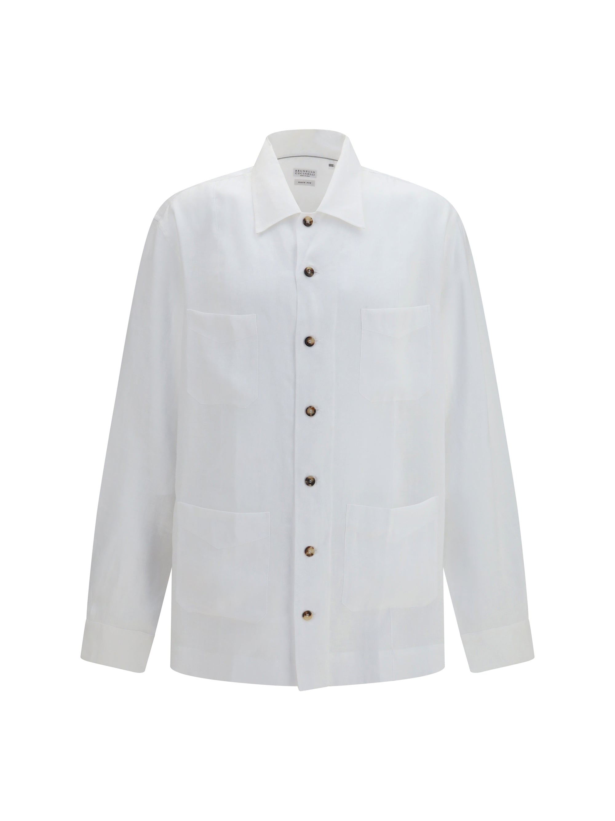Brunello Cucinelli Men Linen Shirt