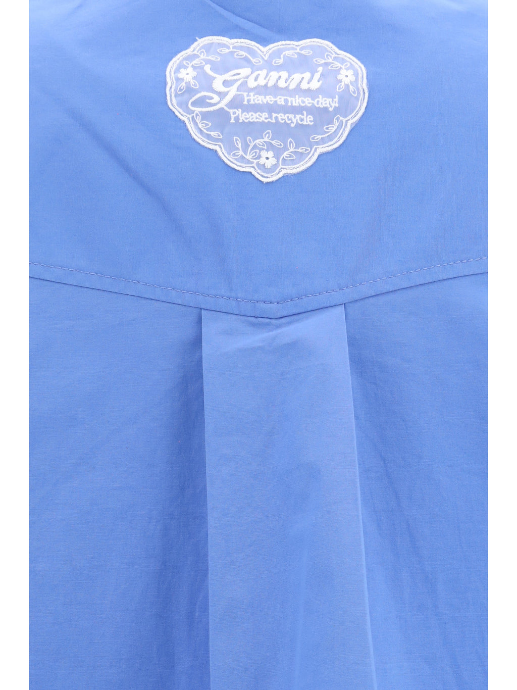 Ganni Women Cotton Shirt With Lace Details