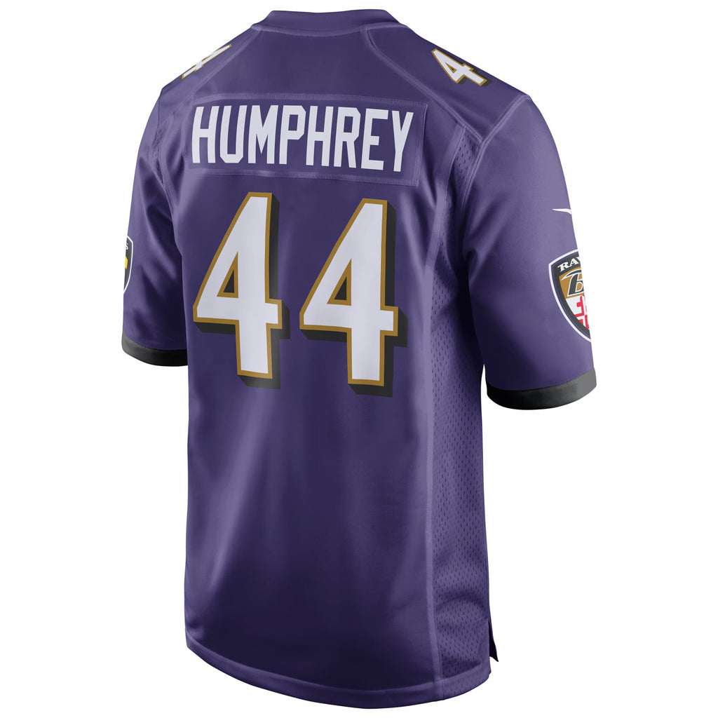 Baltimore Ravens Marlon Humphrey Purple Player Game Jersey