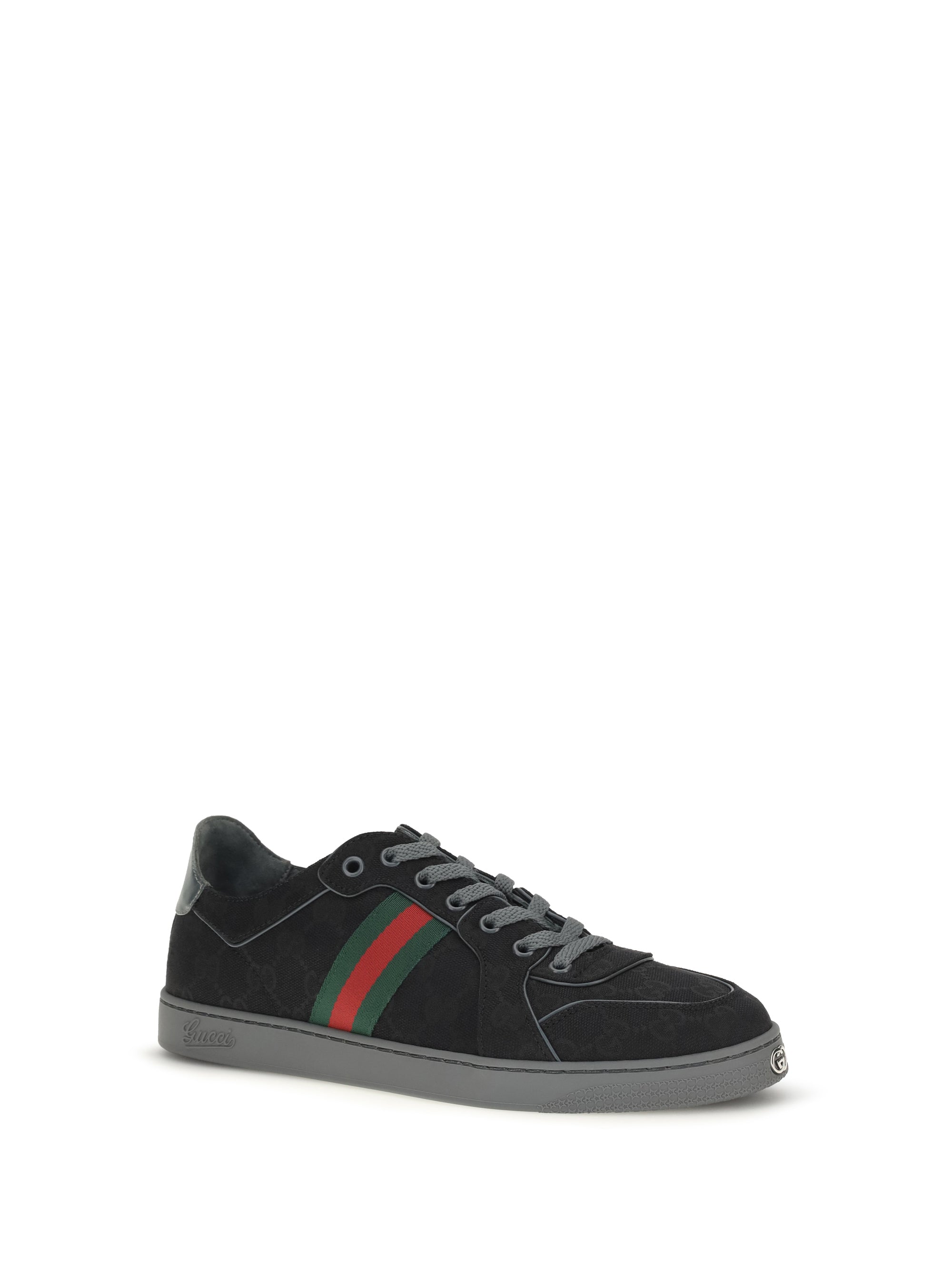 Gucci Men Stretch Gg Fabric Sneakers