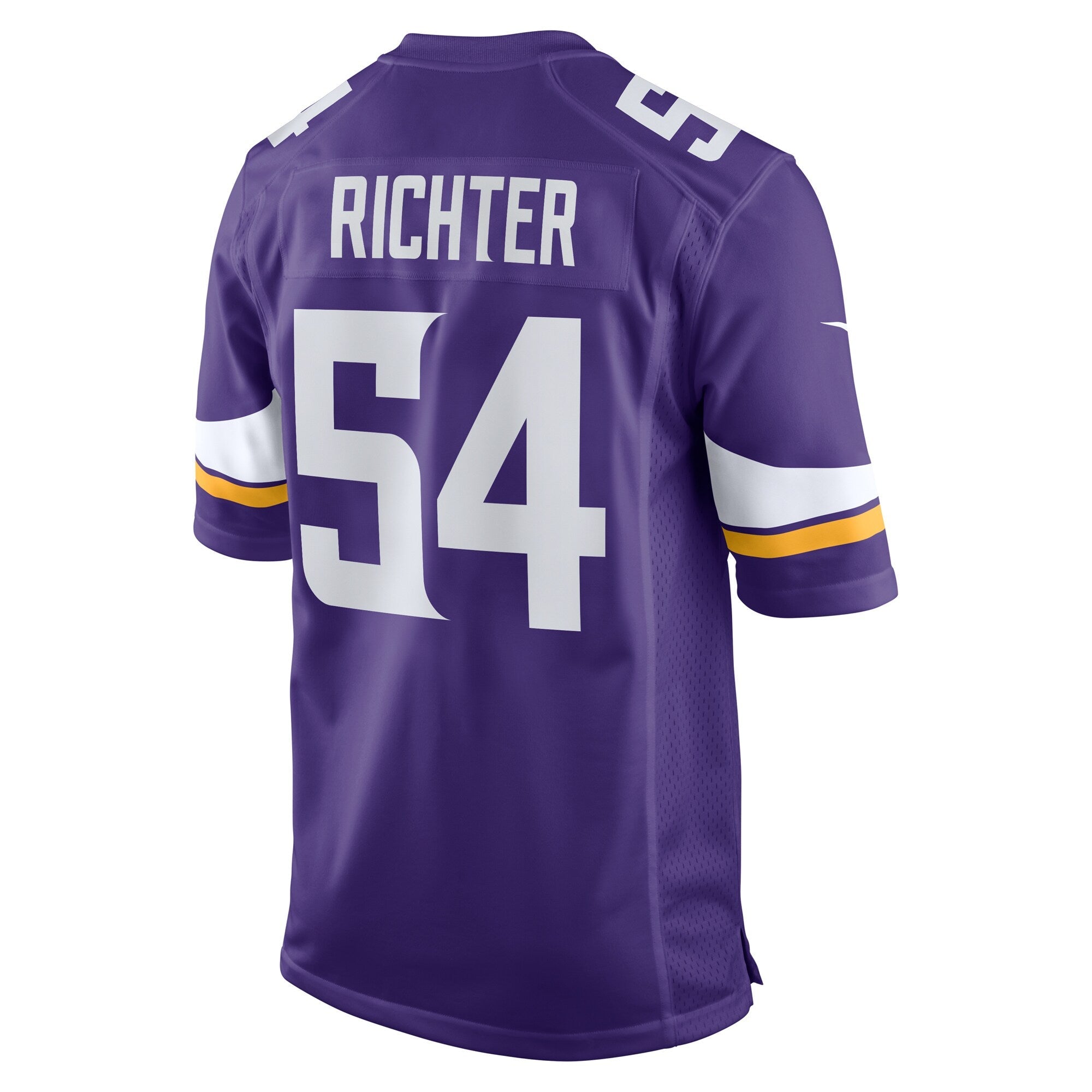 Minnesota Vikings Bo Richter Purple Team Game Jersey