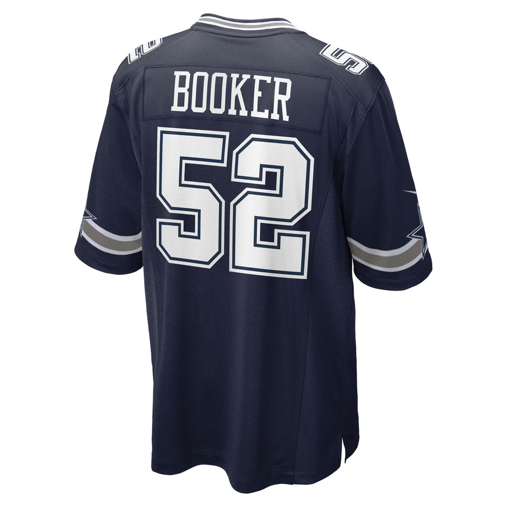 Dallas Cowboys Tyler Booker Navy 2025 NFL Draft First Round Pick Game Jersey