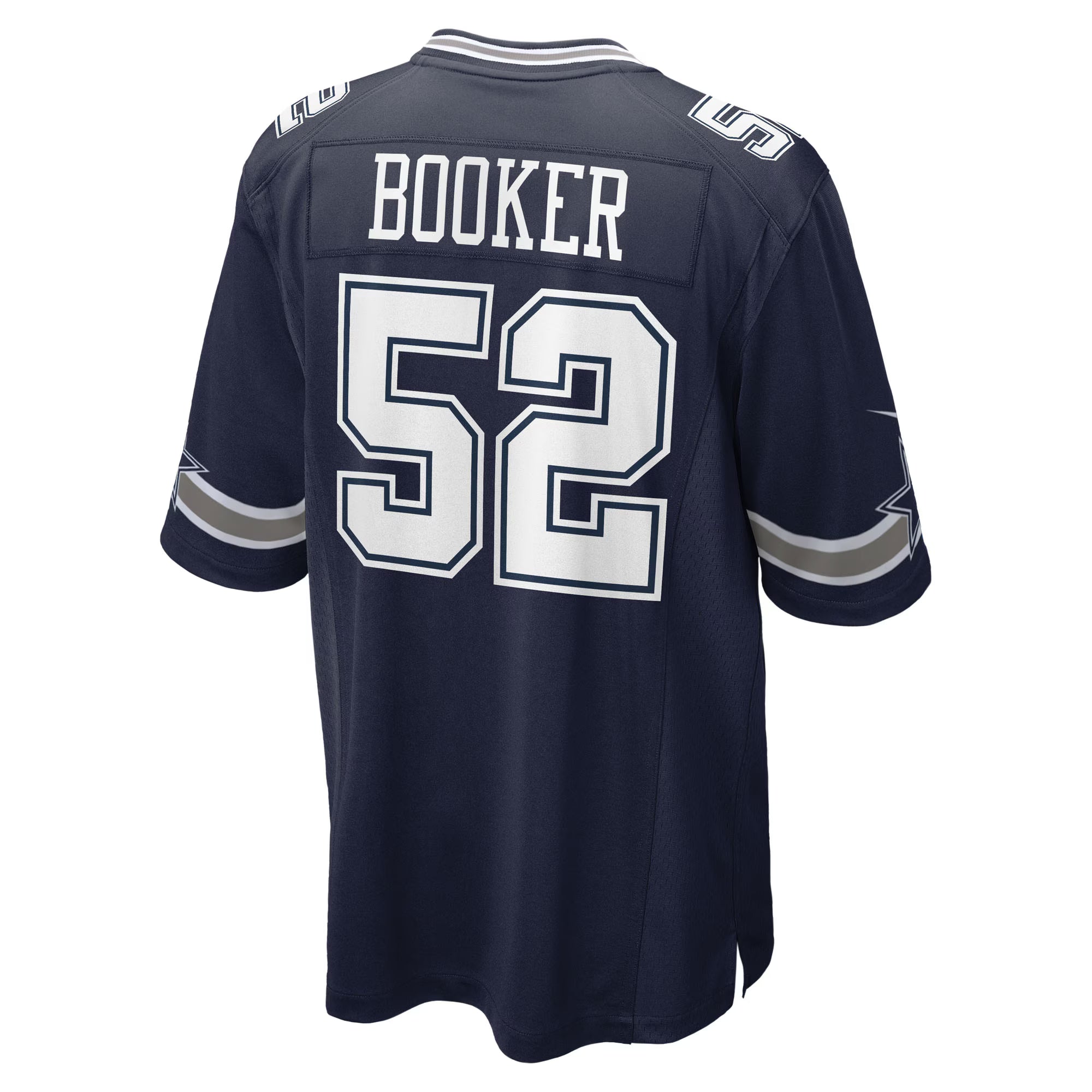 Dallas Cowboys Tyler Booker Navy 2025 NFL Draft First Round Pick Game Jersey
