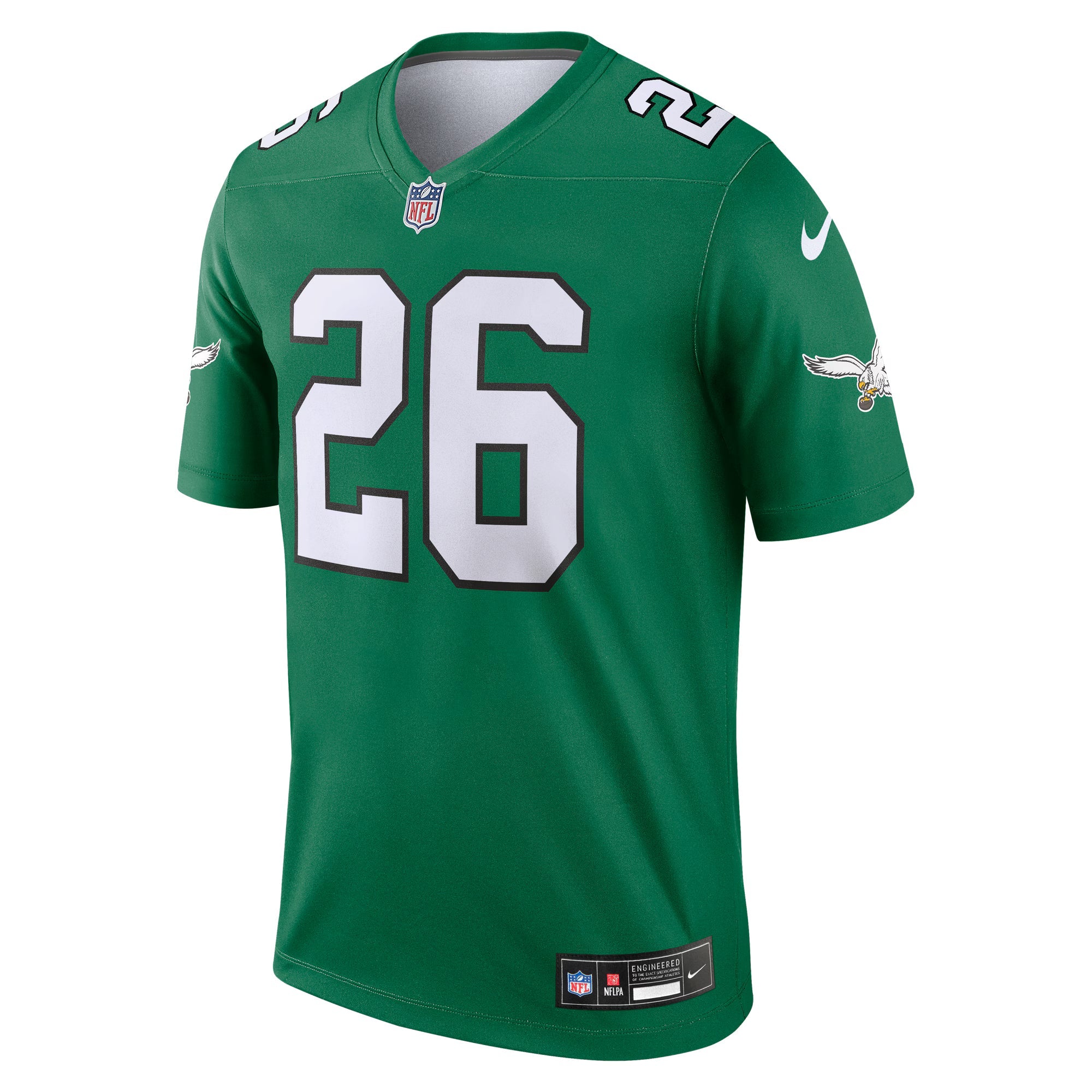 Philadelphia Eagles Saquon Barkley Kelly Green Legend Player Performance Top