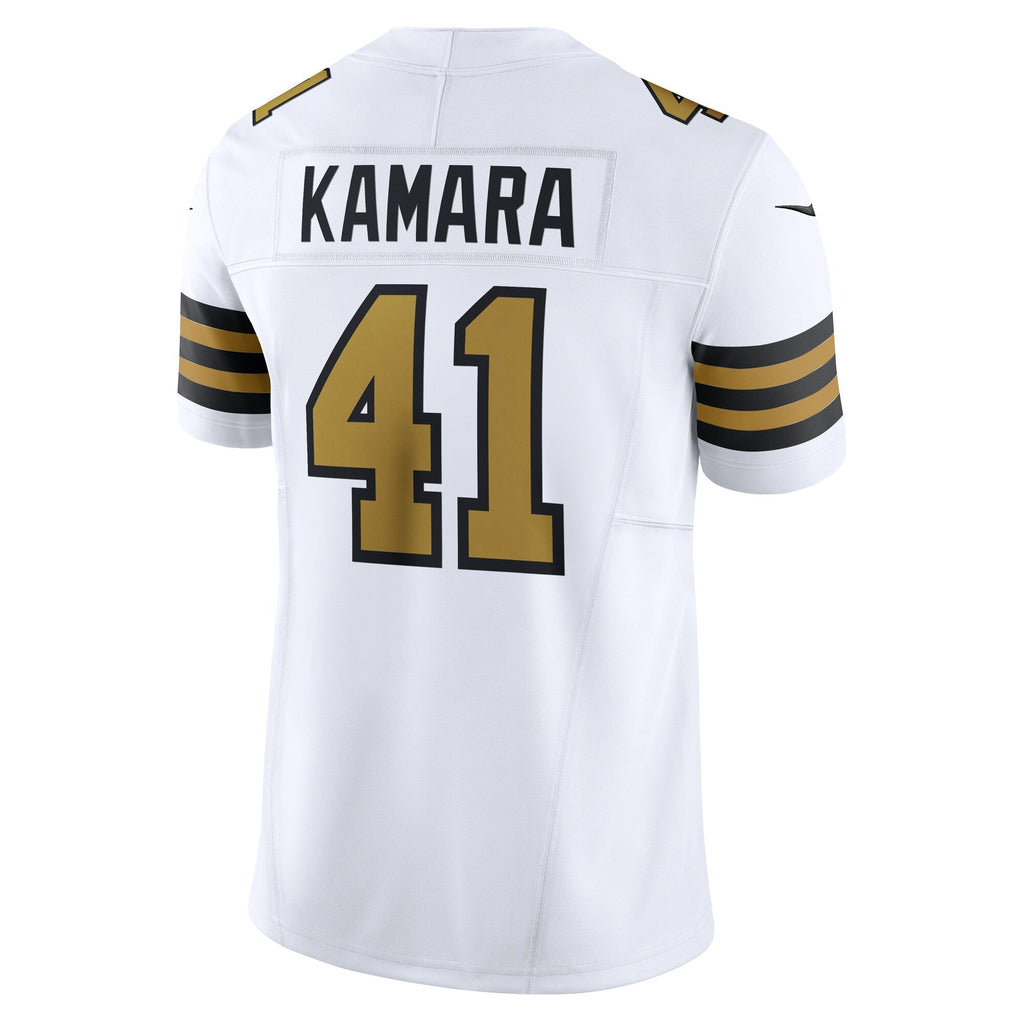 New Orleans Saints Alvin Kamara White Alternate Vapor F.U.S.E. Limited Jersey