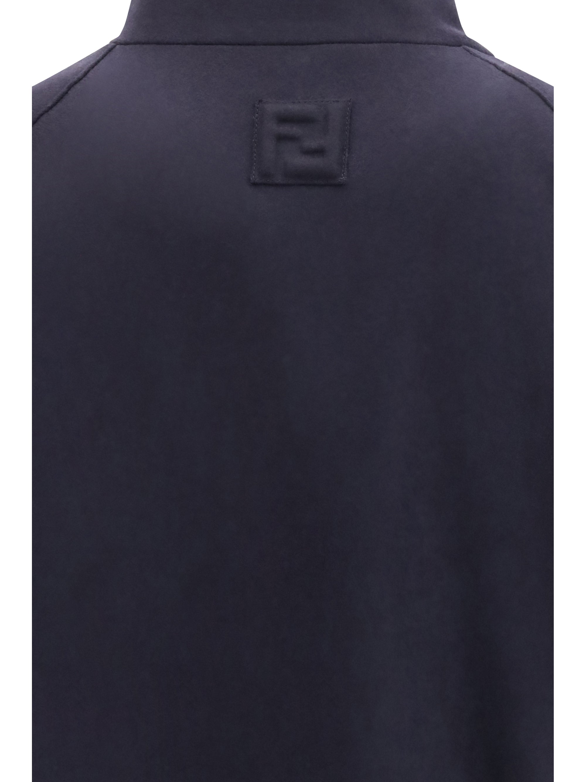 Fendi Men Cashmere Bomber Jacket