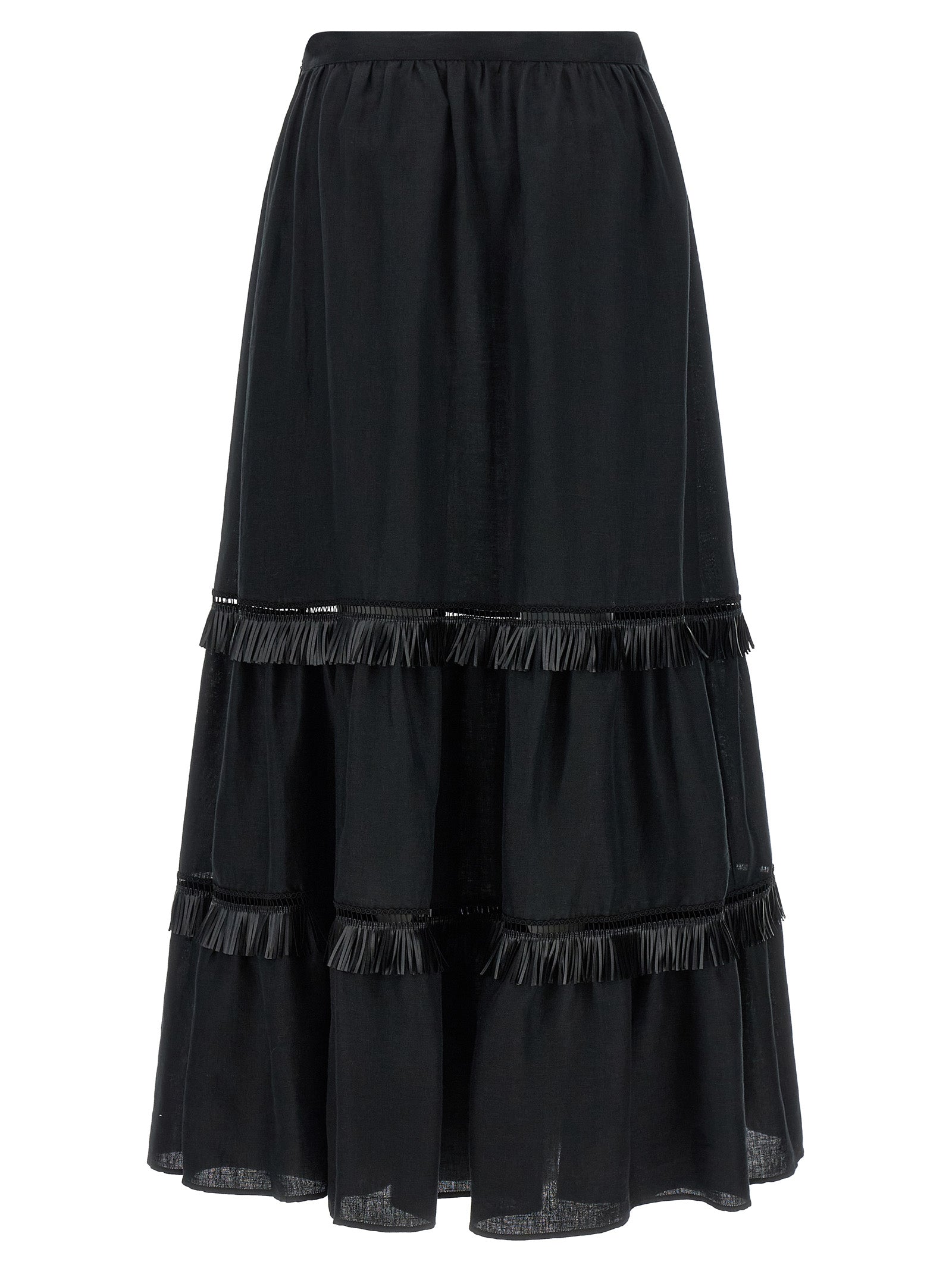 Kiton Women Fringed Skirt