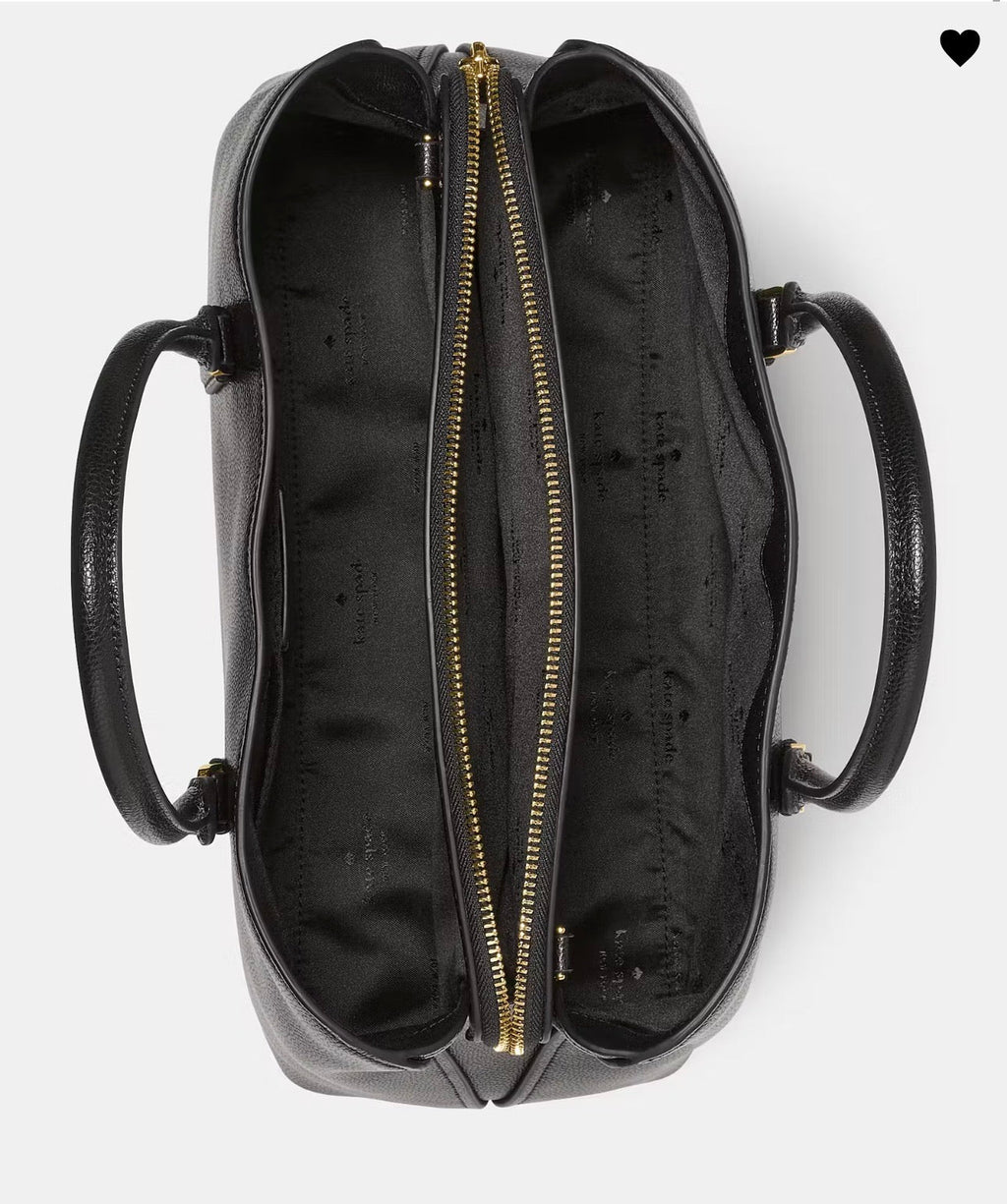 NWT Thompson Street Satchel Bag In Black