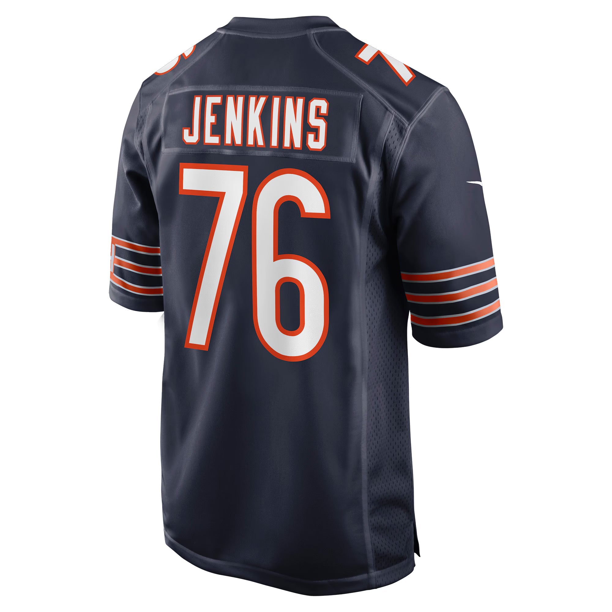 Chicago Bears Teven Jenkins Navy Game Jersey