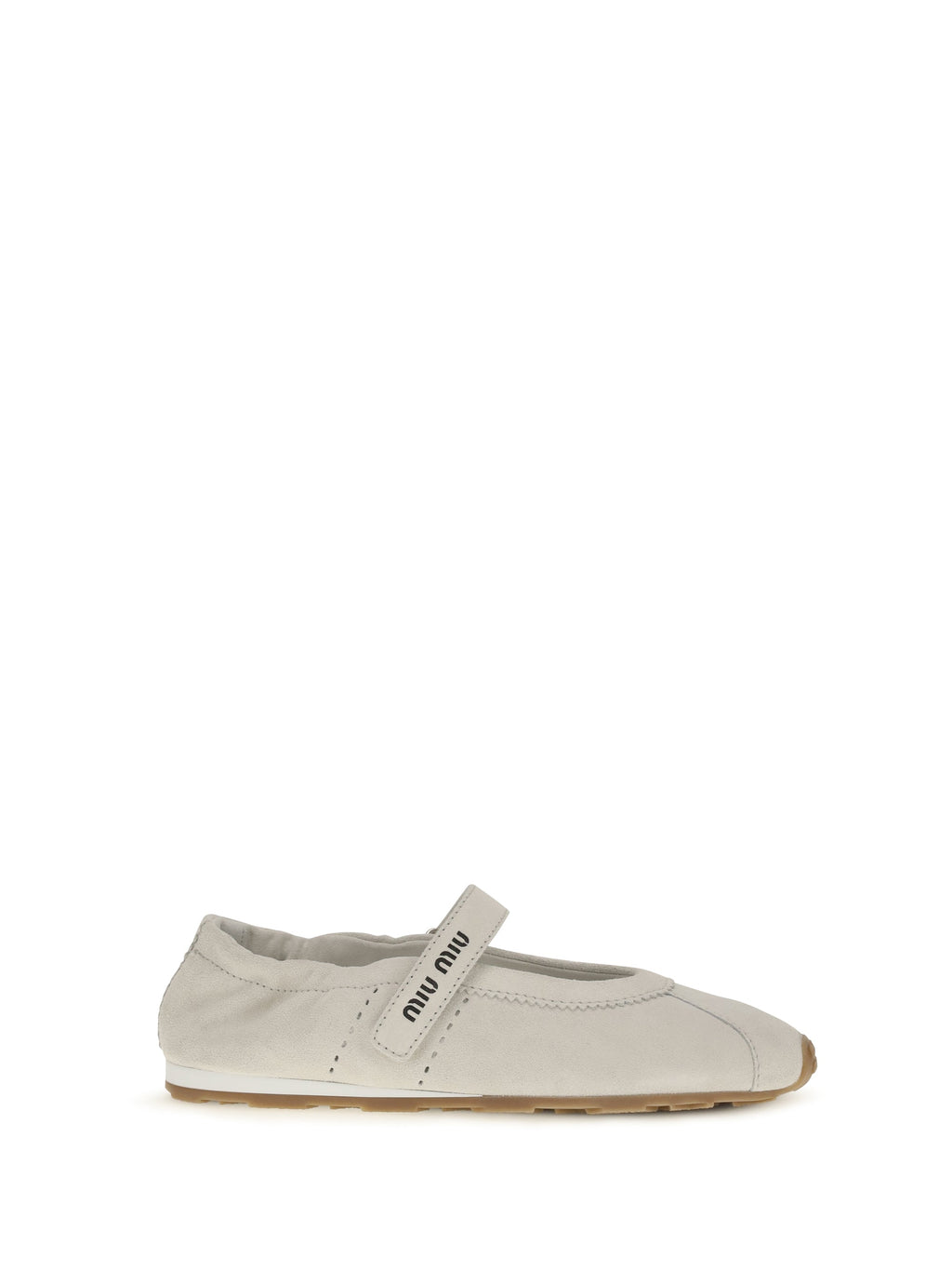 Miu Miu Women Plume Suede Ballerinas