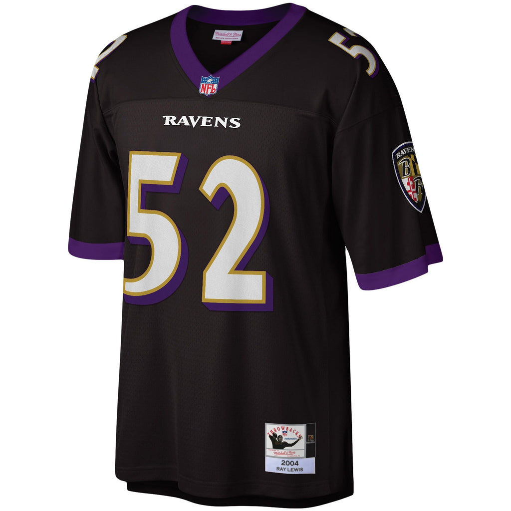 Baltimore Ravens Ray Lewis Mitchell & Ness Black Legacy Replica Jersey