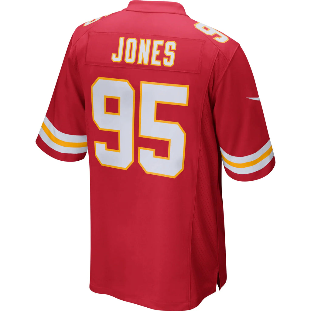 Kansas City Chiefs Chris Jones Red Game Jersey