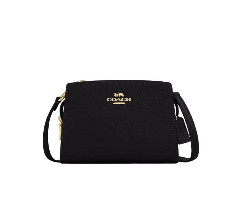 NWT Coach Gia Crossbody Leather Bag In Black