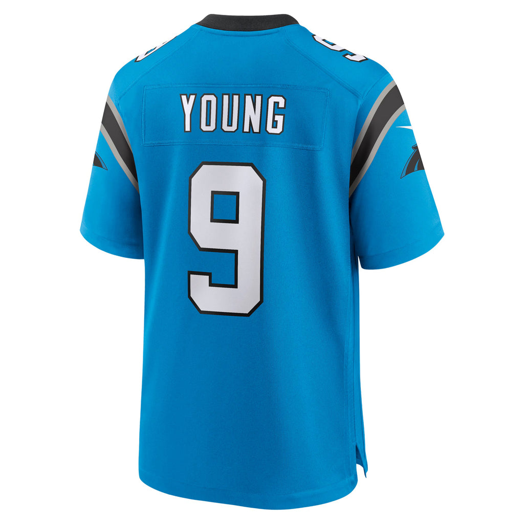 Carolina Panthers Bryce Young Blue Alternate Game Jersey
