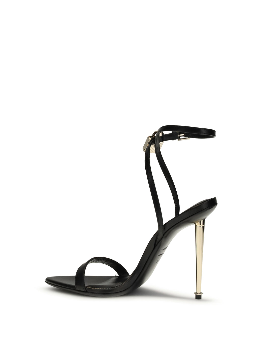 Tom Ford Women Padlock Pointy Naked Heeled Sandals