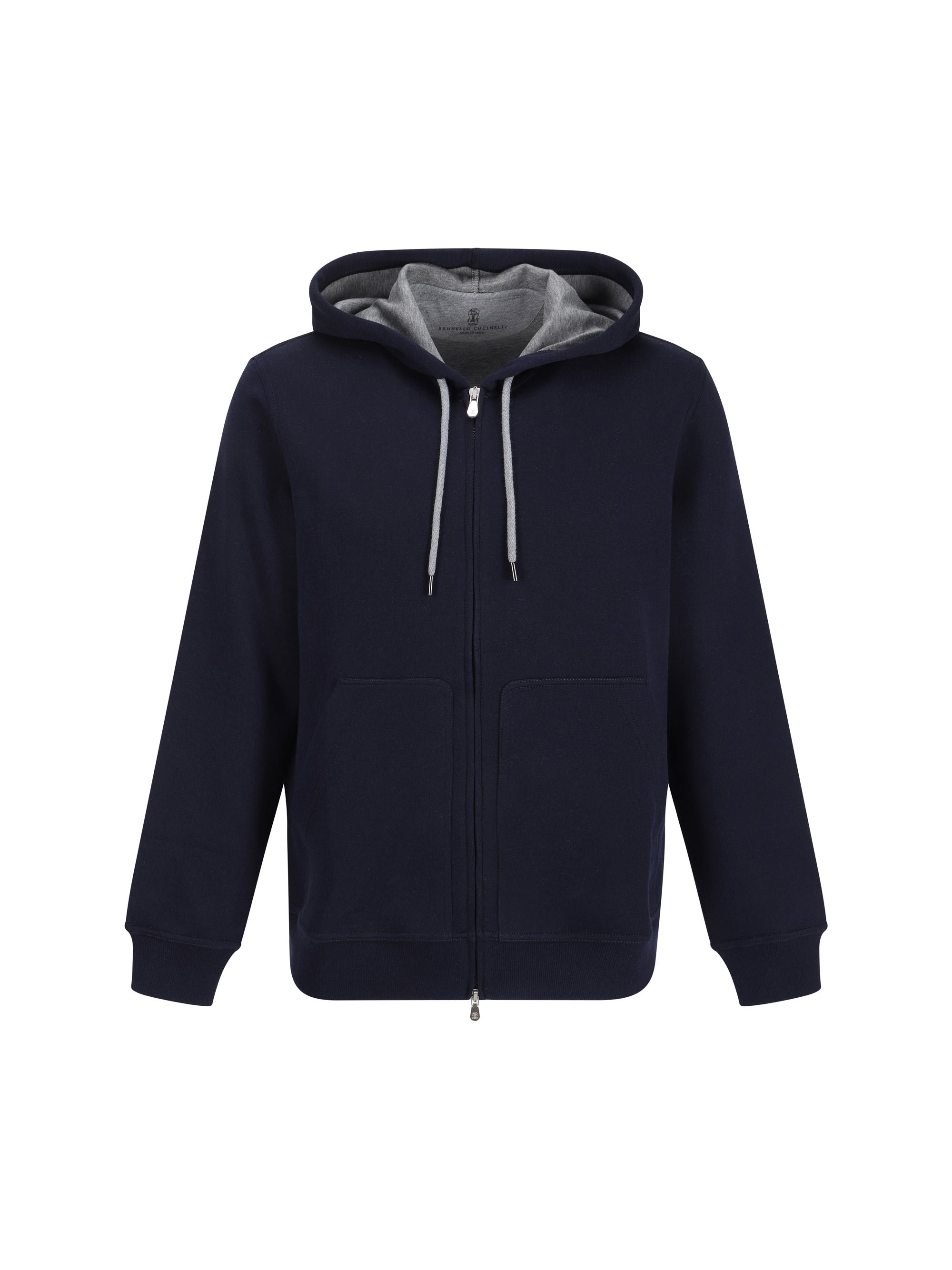 Brunello Cucinelli Men Monochrome Hoodie