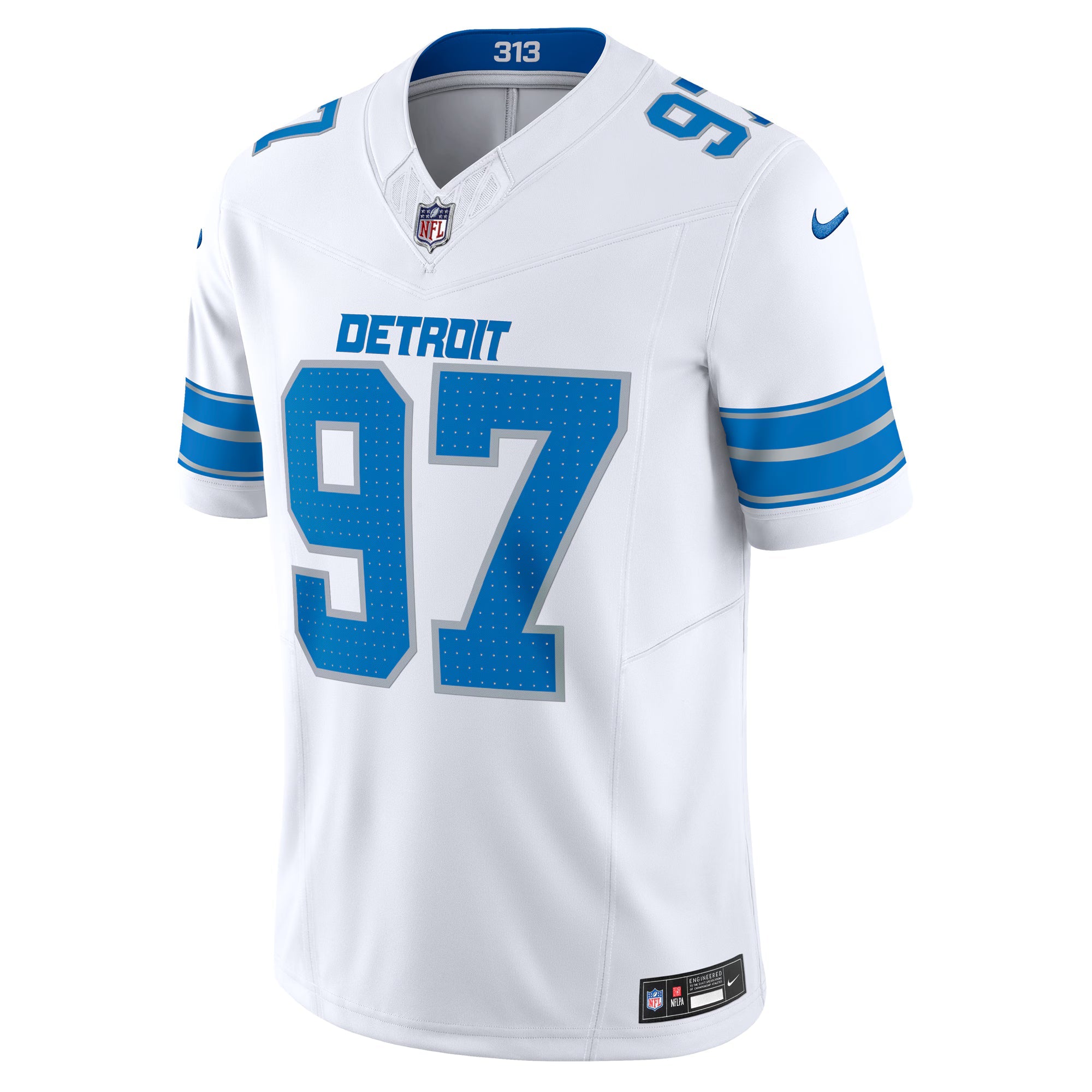 Detroit Lions Aidan Hutchinson White Vapor F.U.S.E. Limited Jersey