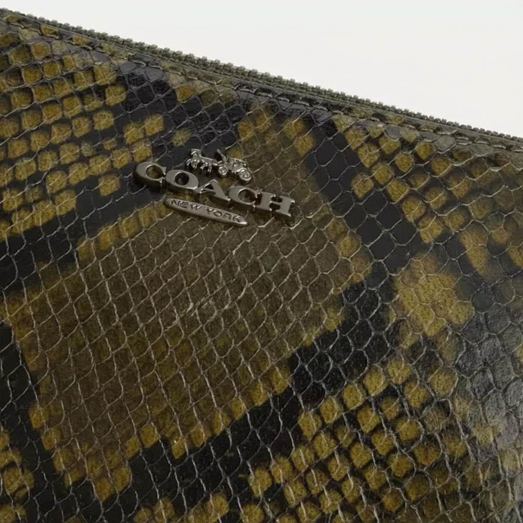 NWT Coach Nolita 19 Leather Shoulder Bag/Wristlet With Snake Print