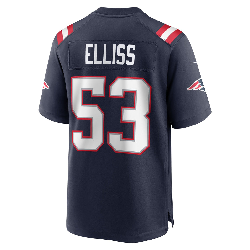 New England Patriots Christian Elliss Navy Game Jersey