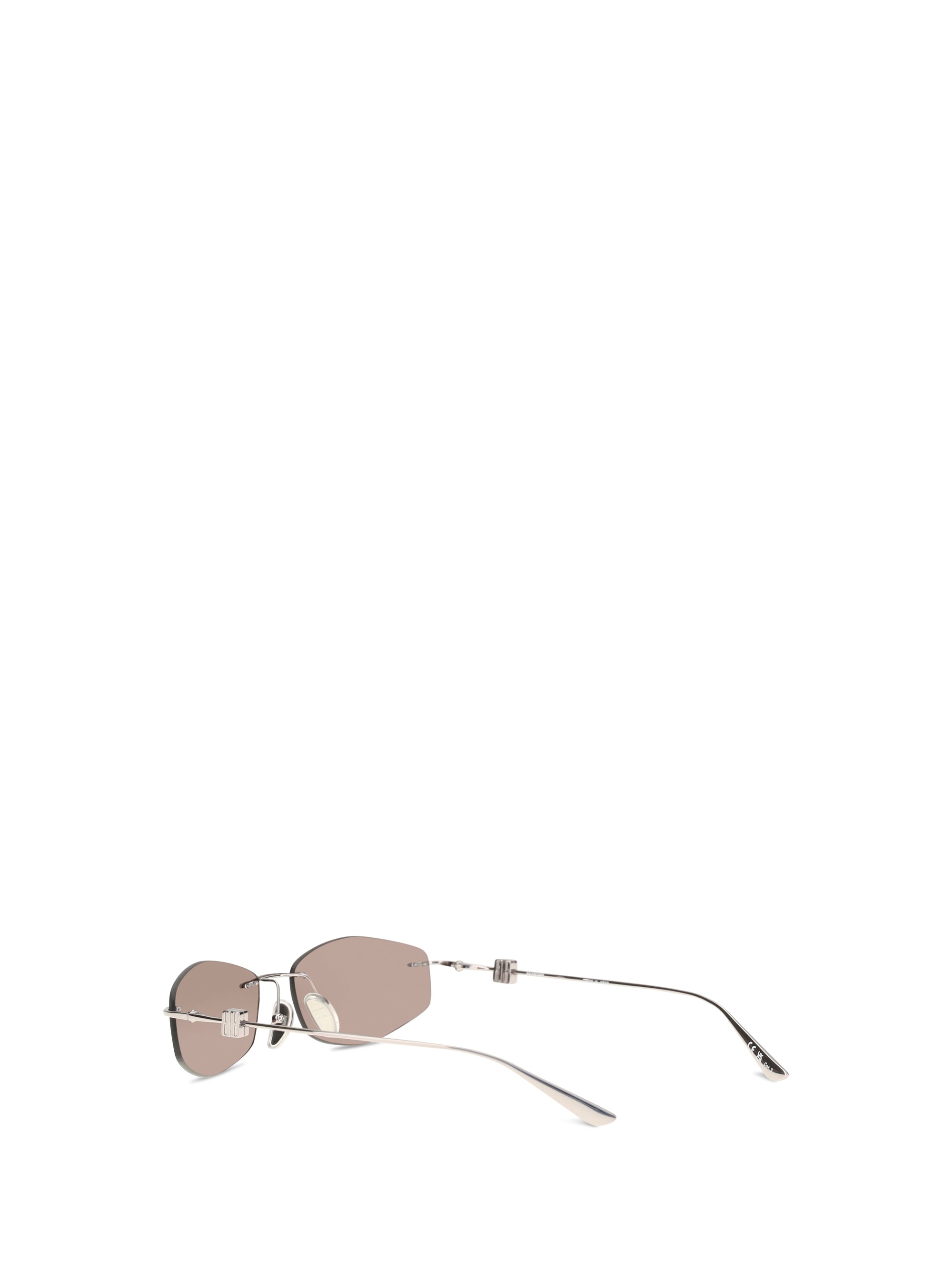 Balenciaga Men Geometric Oval Sunglasses