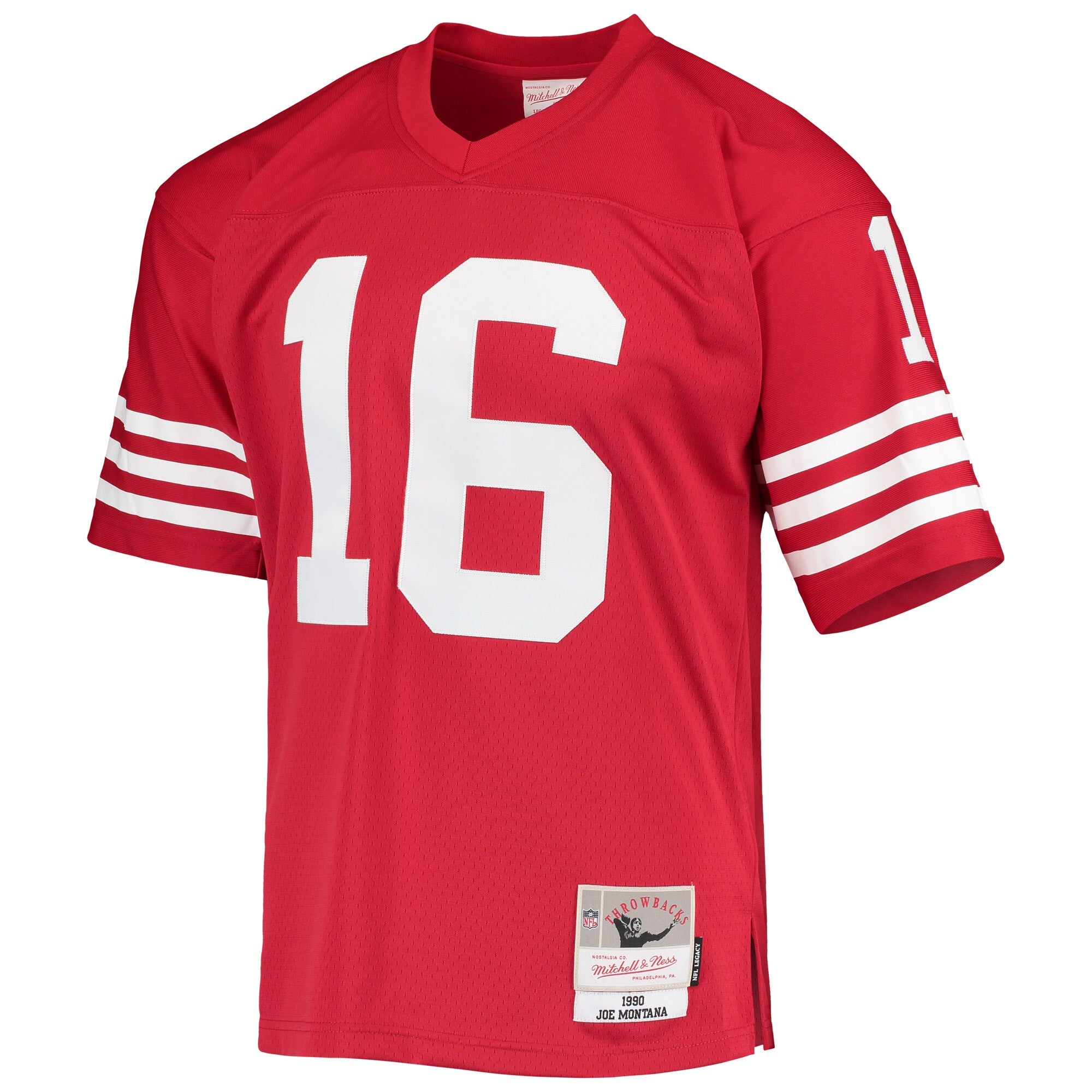 San Francisco 49ers Joe Montana Mitchell & Ness Scarlet Legacy Replica Jersey