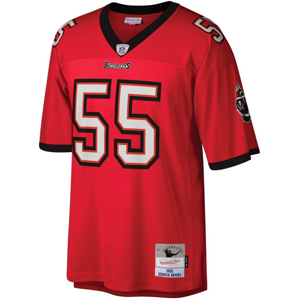 Tampa Bay Buccaneers Derrick Brooks Mitchell & Ness Red Legacy Replica Jersey