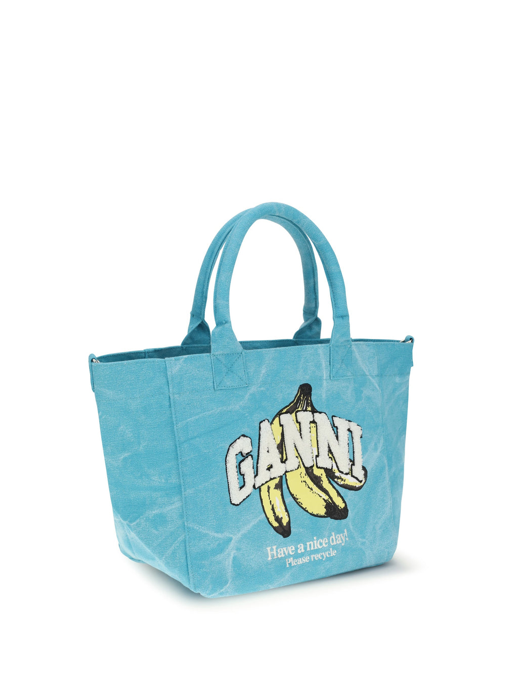 Ganni Women Banana Print Tote Bag
