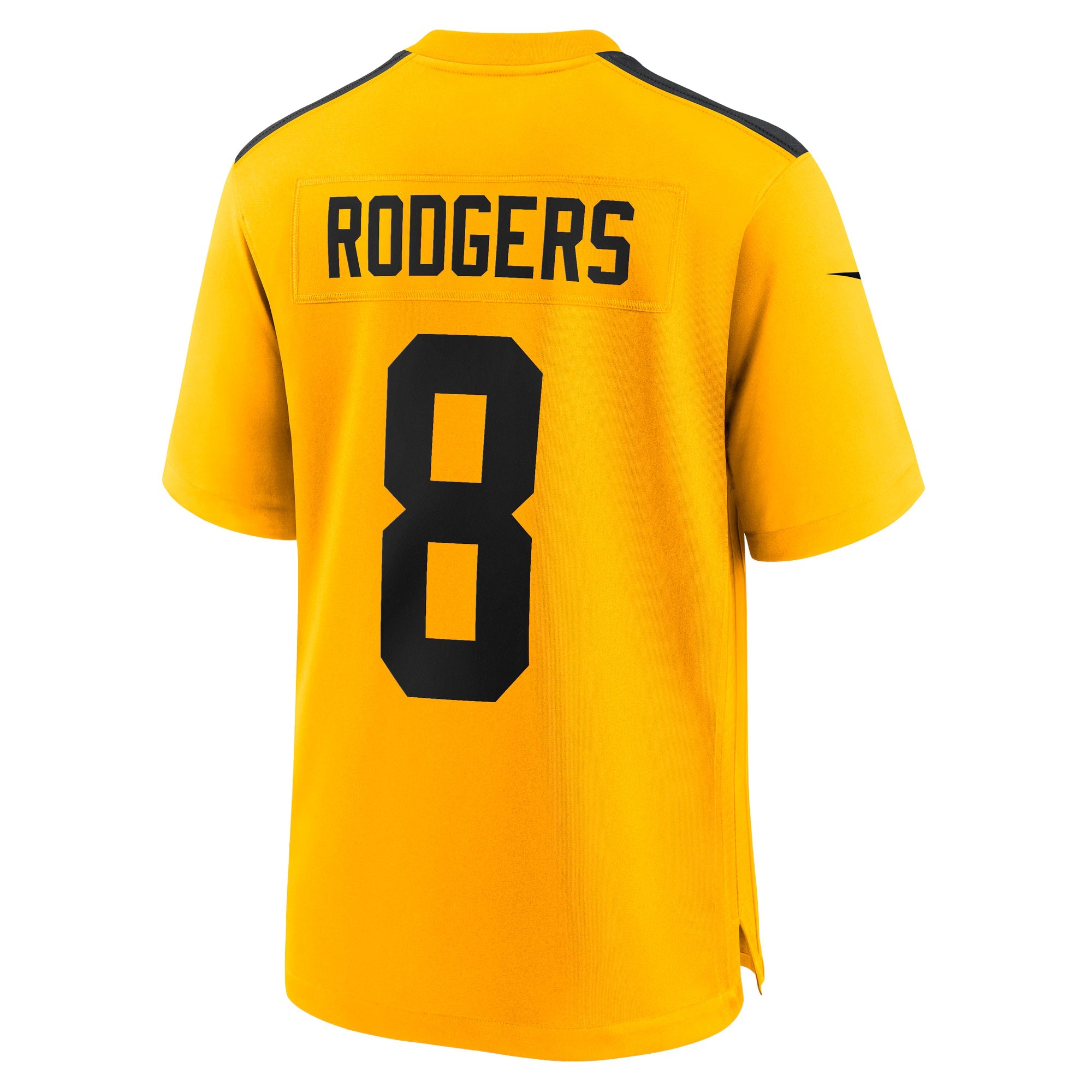 Pittsburgh Steelers Aaron Rodgers Gold Alternate 1933 Throwback Game Jersey