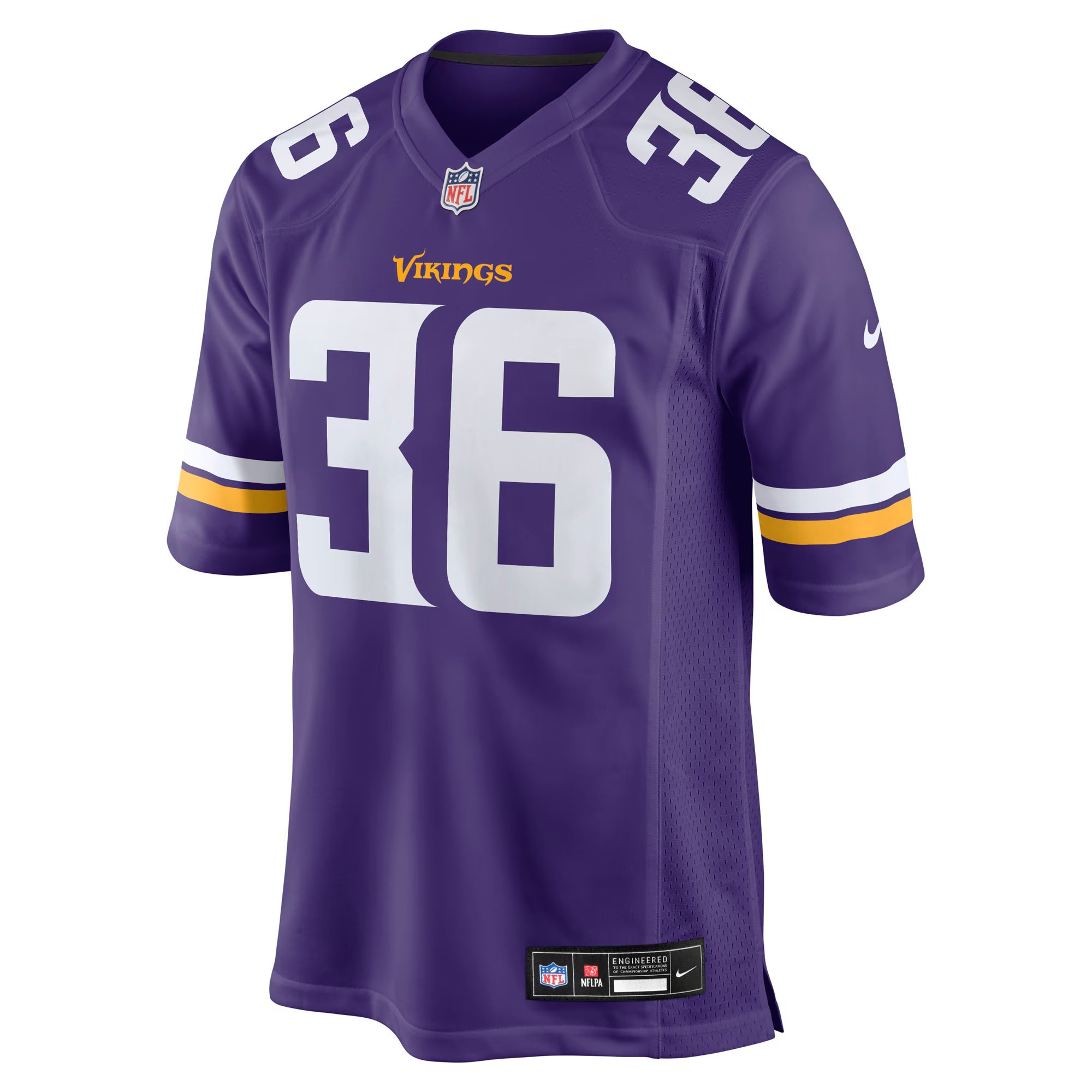 Minnesota Vikings Zavier Scott Purple Team Game Jersey