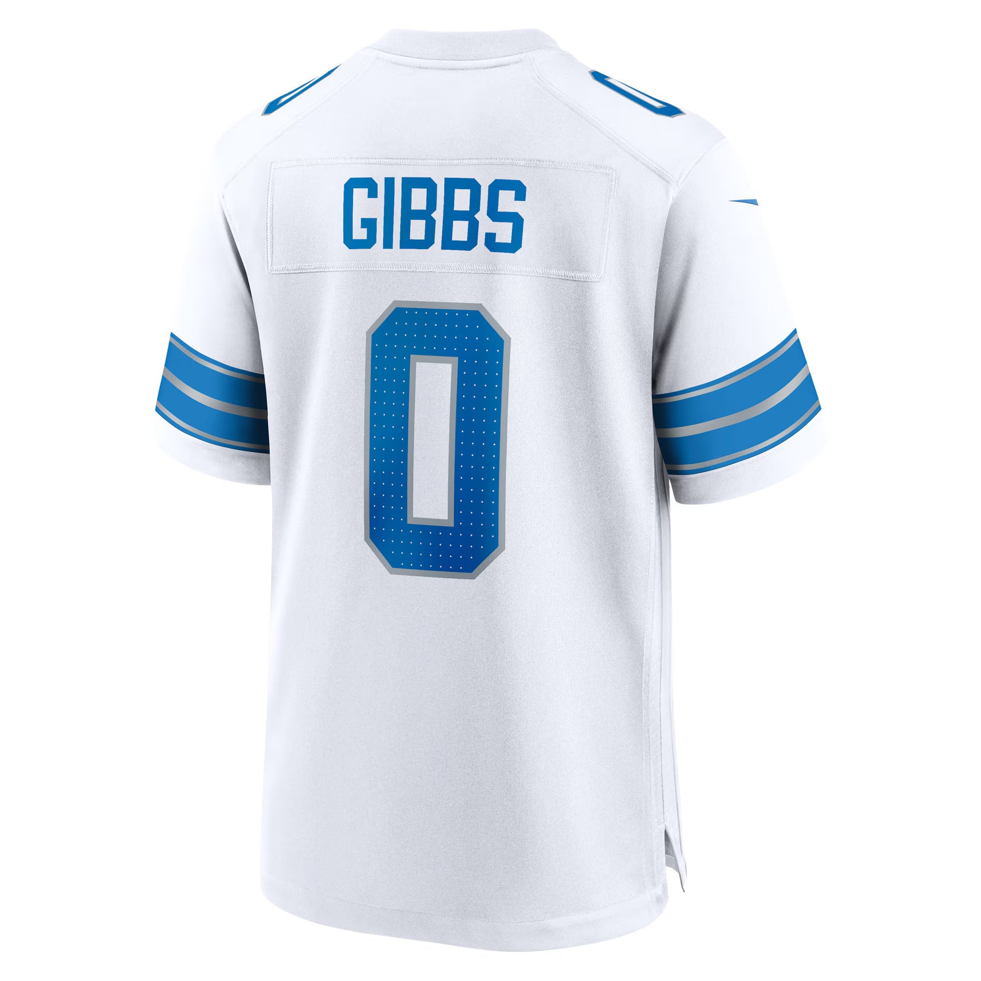 Detroit Lions Jahmyr Gibbs White Game Player Jersey