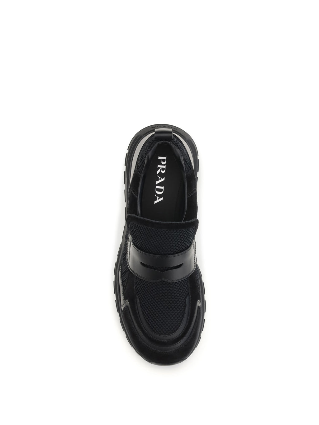 Prada Men Sport Mesh Loafers
