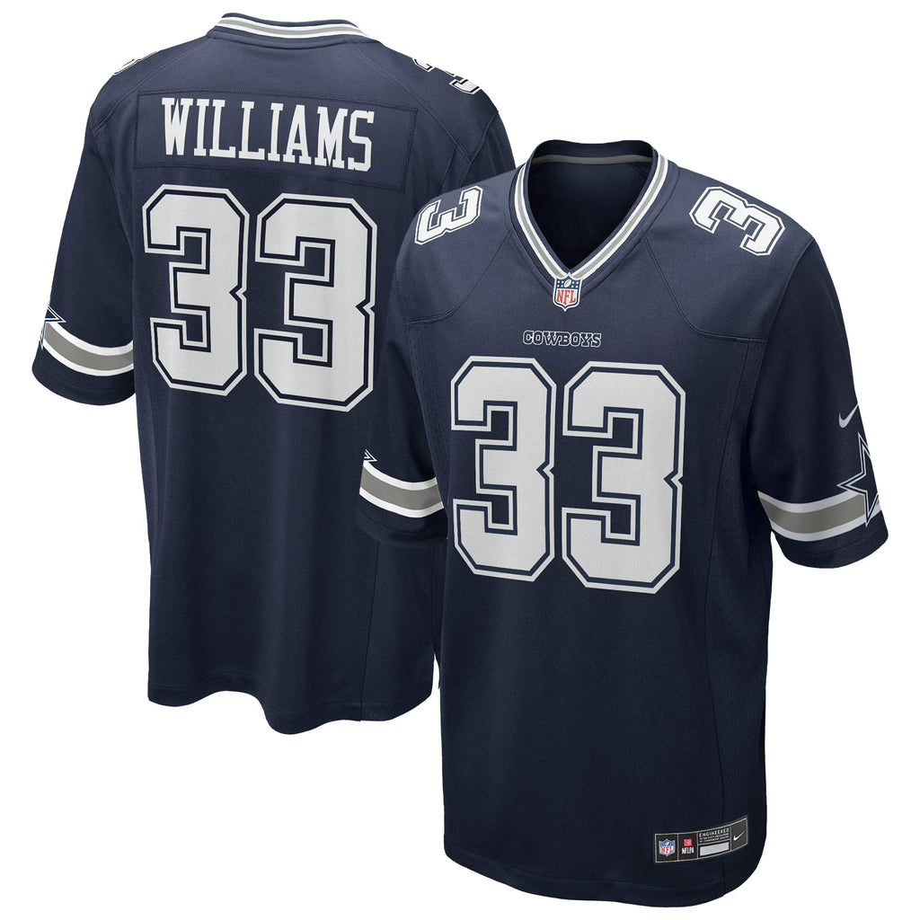 Dallas Cowboys Javonte Williams Navy Team Game Jersey