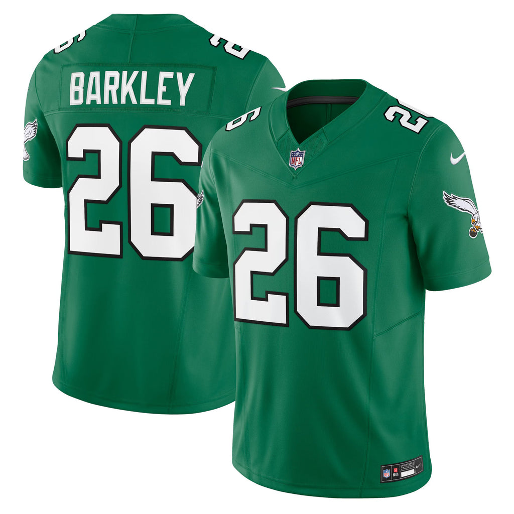 Philadelphia Eagles Saquon Barkley Kelly Green Alternate Vapor F.U.S.E. Limited Jersey