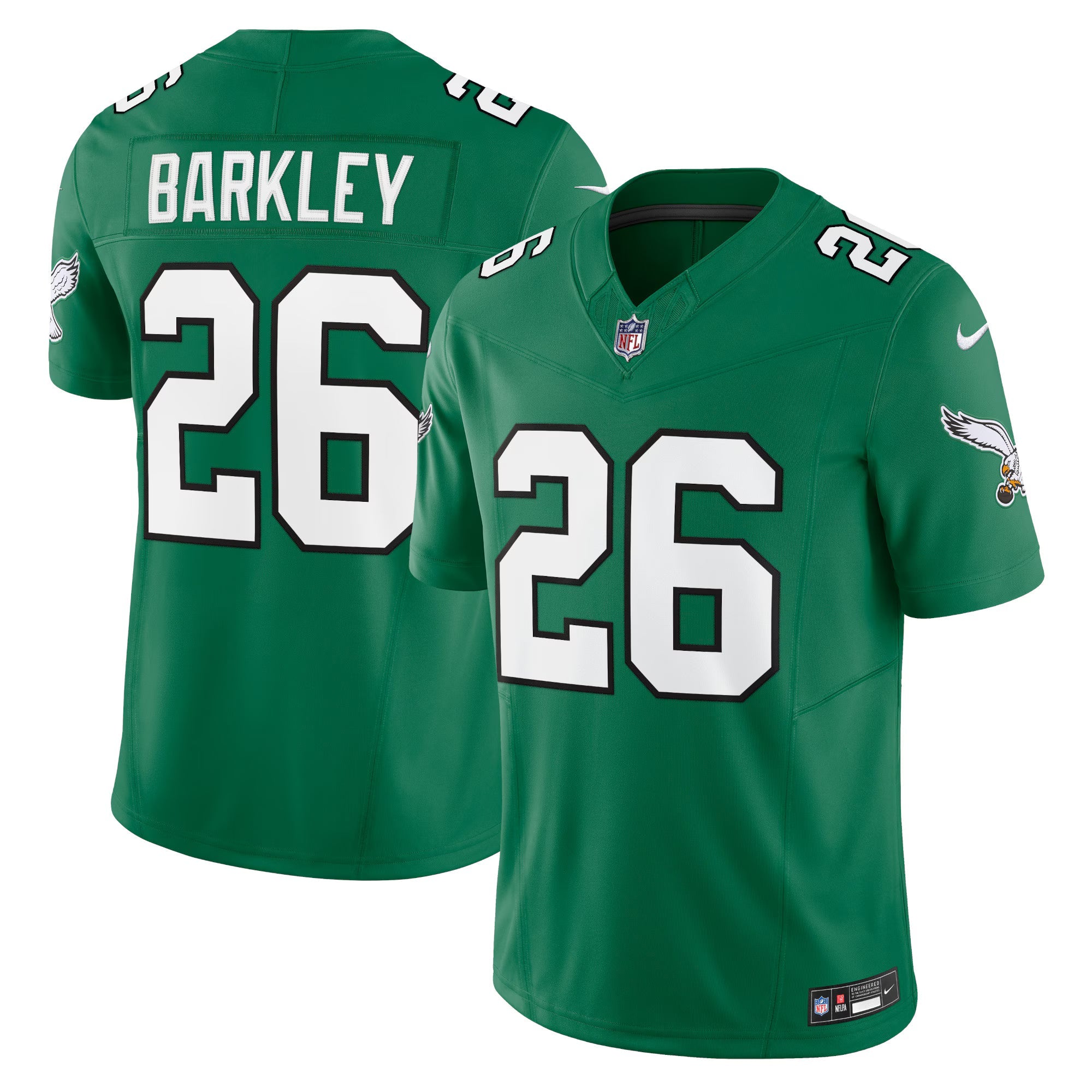 Philadelphia Eagles Saquon Barkley Kelly Green Alternate Vapor F.U.S.E. Limited Jersey