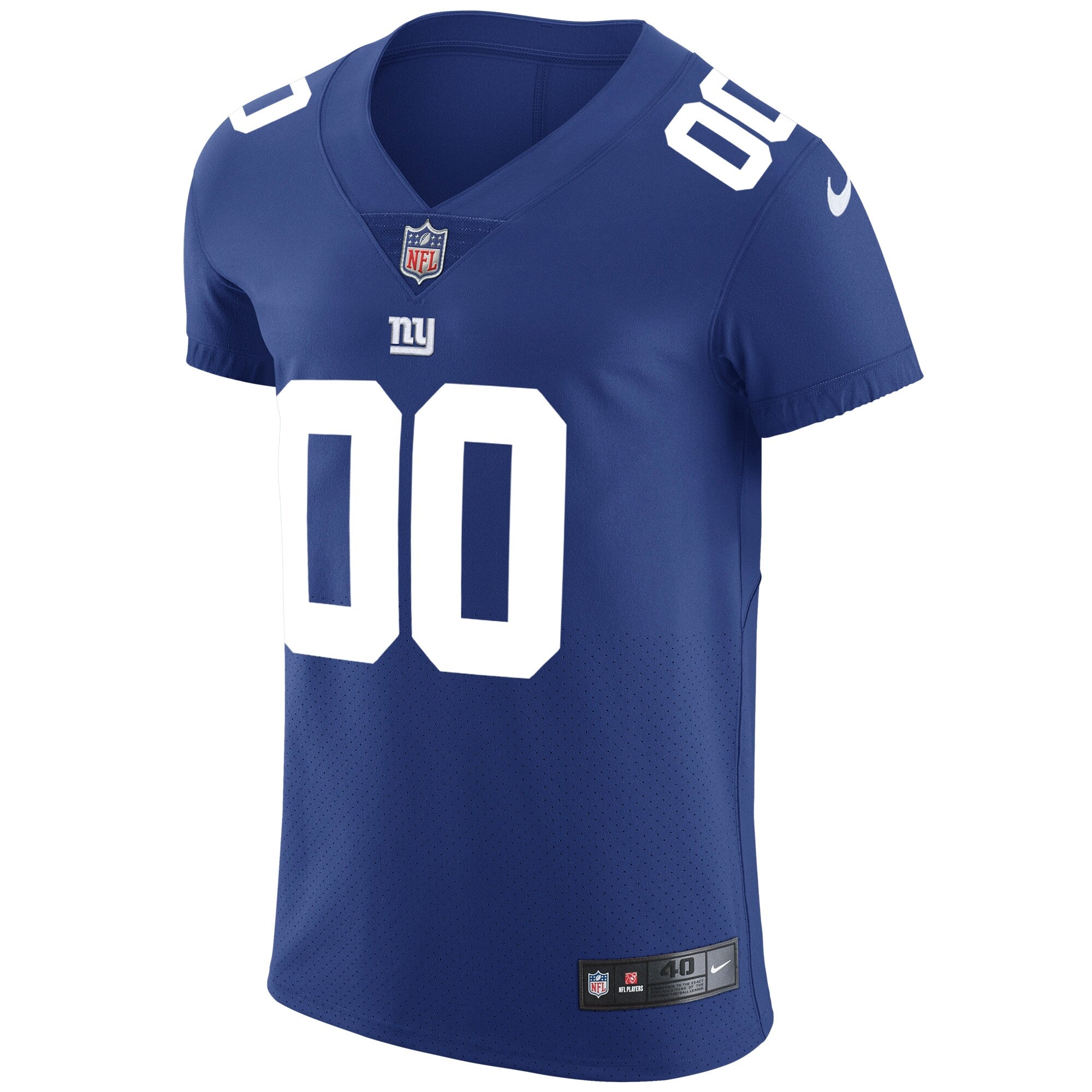 New York Giants Royal Vapor Untouchable Custom Elite Jersey