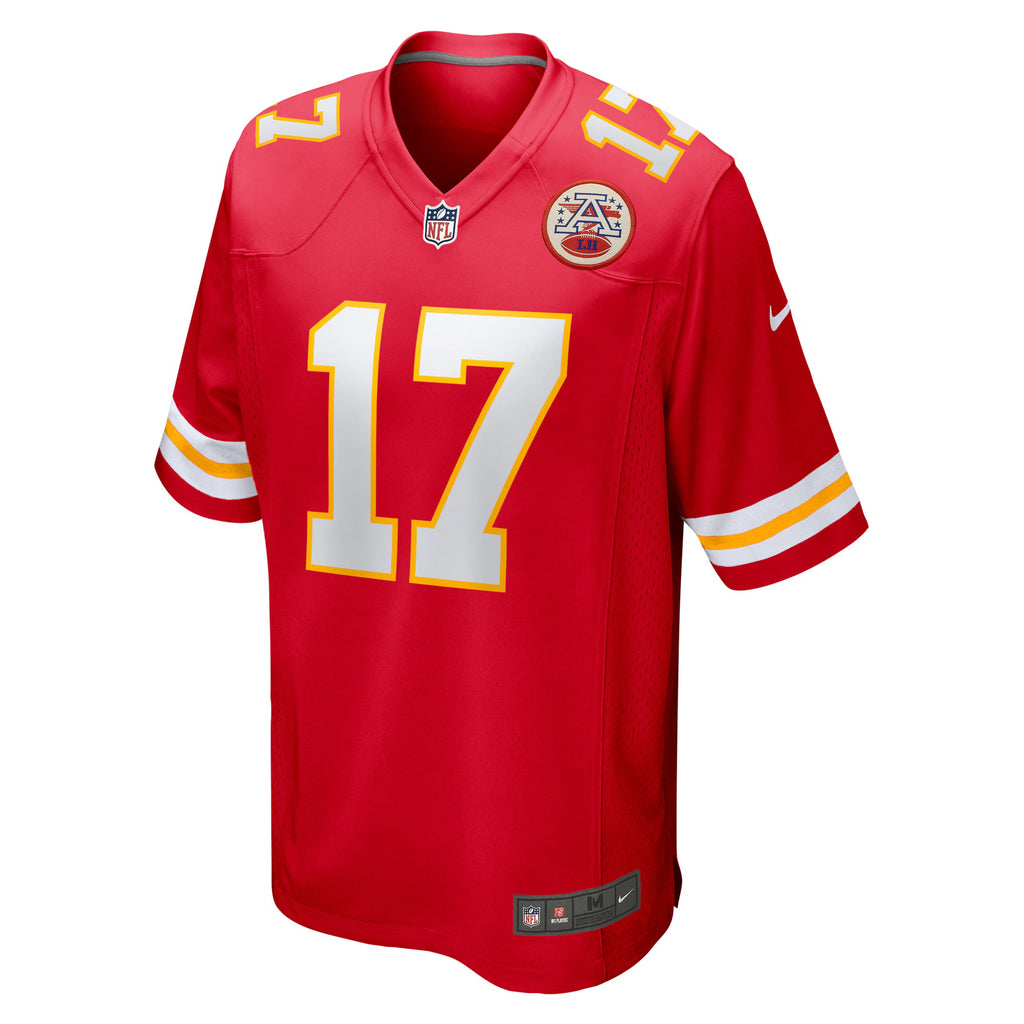 Kansas City Chiefs Richie James Red Game Jersey