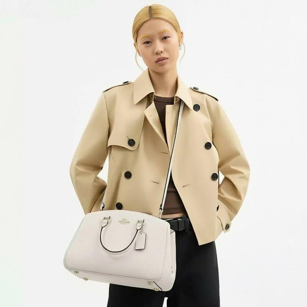 NWT Coach Savannah Carryall Leather Bag