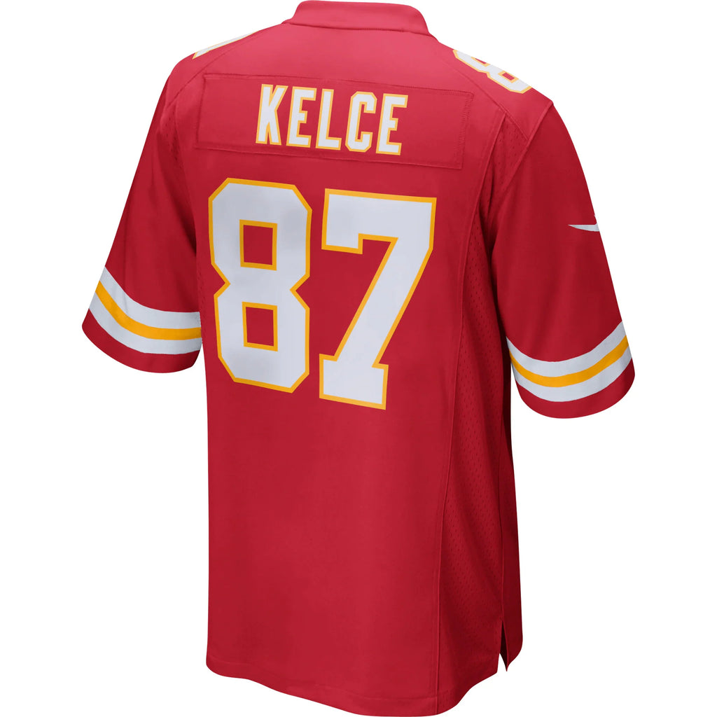 Kansas City Chiefs Travis Kelce Red Game Jersey