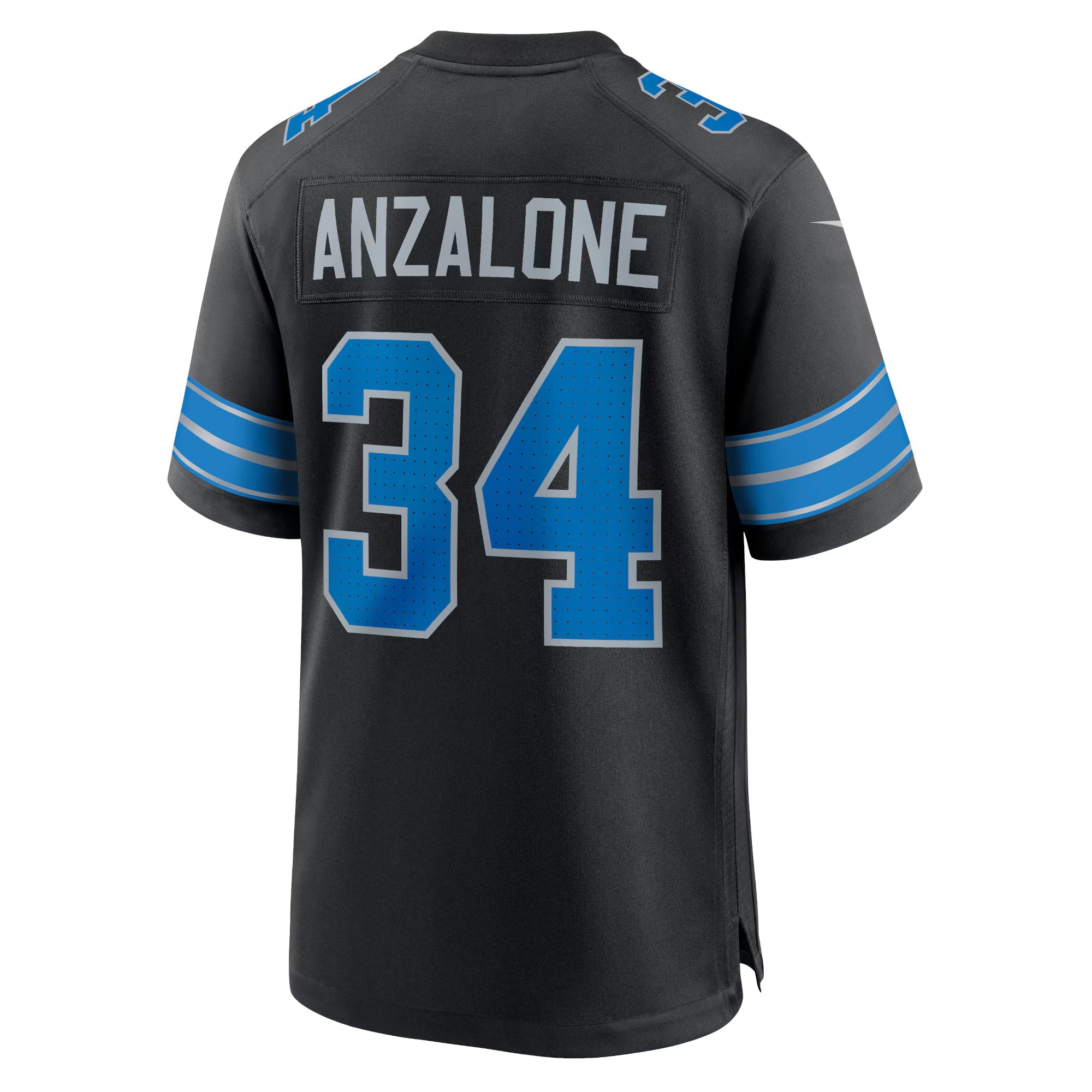 Detroit Lions Alex Anzalone Black 2nd Alternate Game Jersey