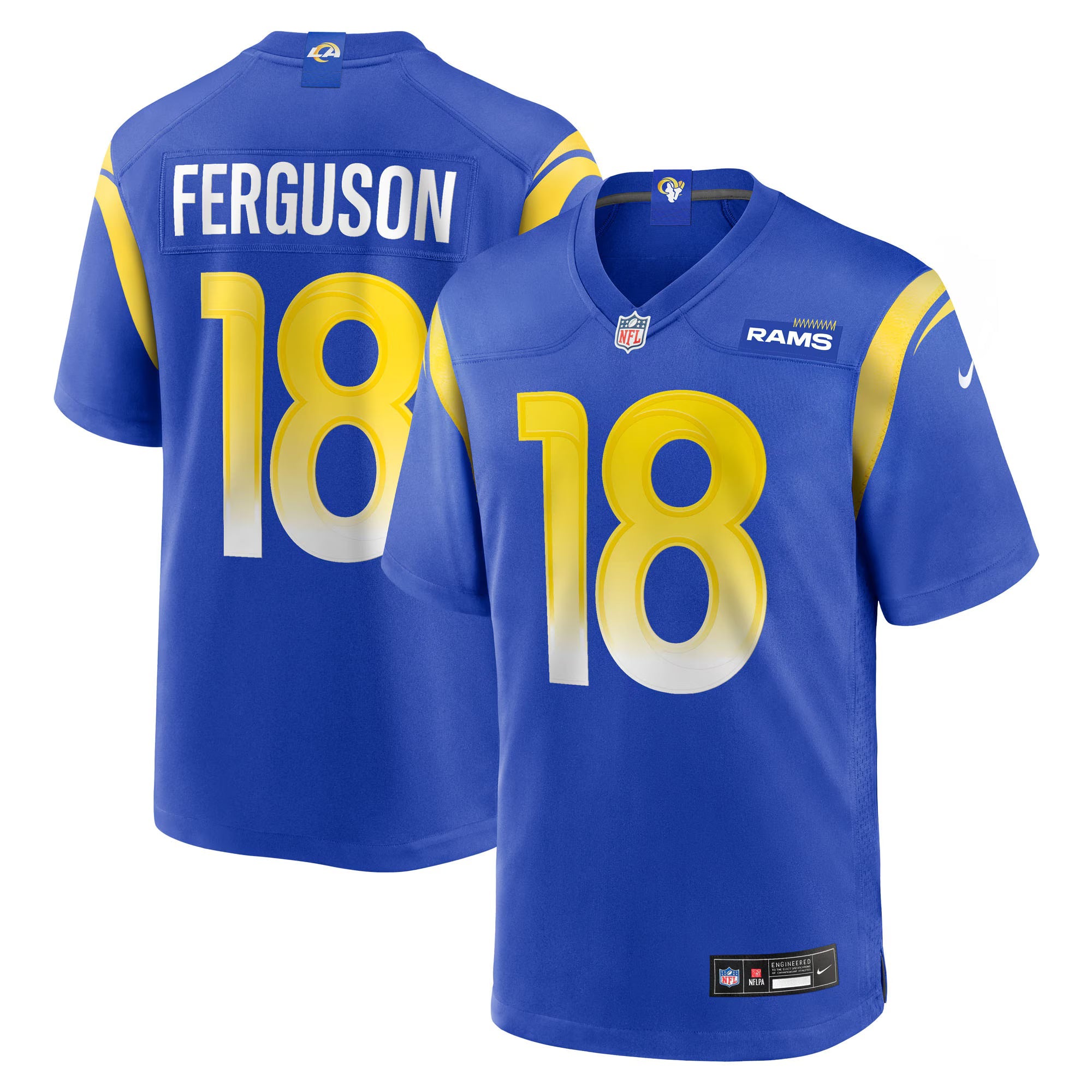 Los Angeles Rams Terrance Ferguson Royal Team Game Jersey