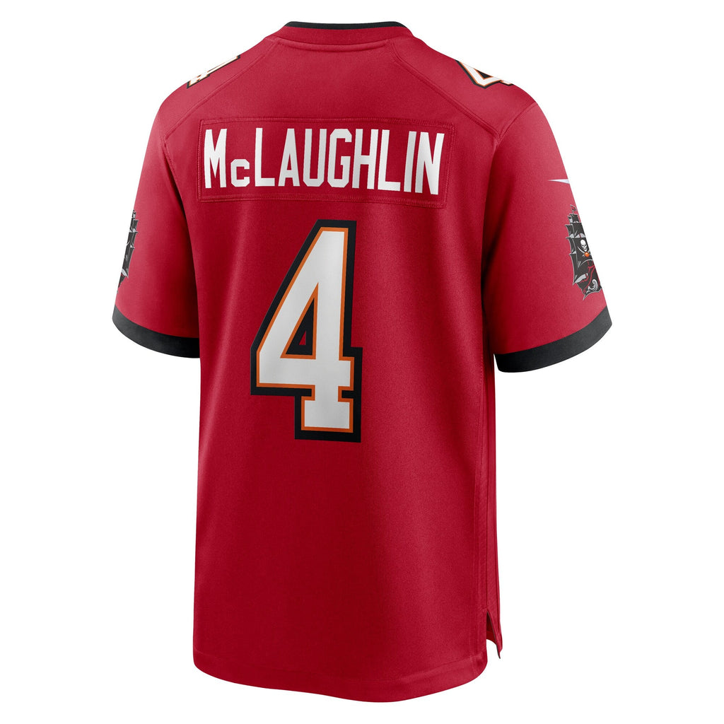 Tampa Bay Buccaneers Chase McLaughlin Red Game Player Jersey