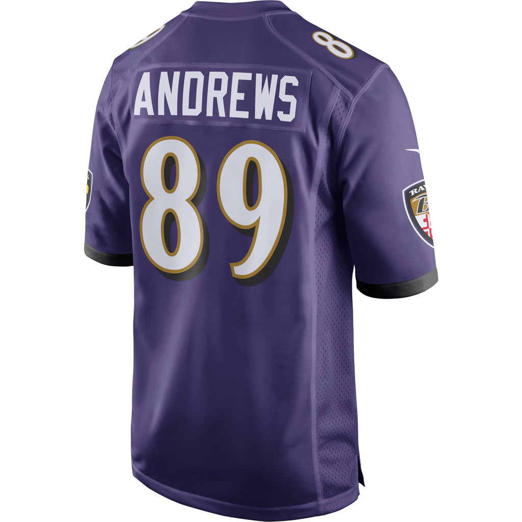 Baltimore Ravens Mark Andrews Purple Game Jersey