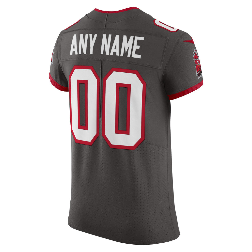 Tampa Bay Buccaneers Pewter Vapor Untouchable Elite Custom Alternate Jersey