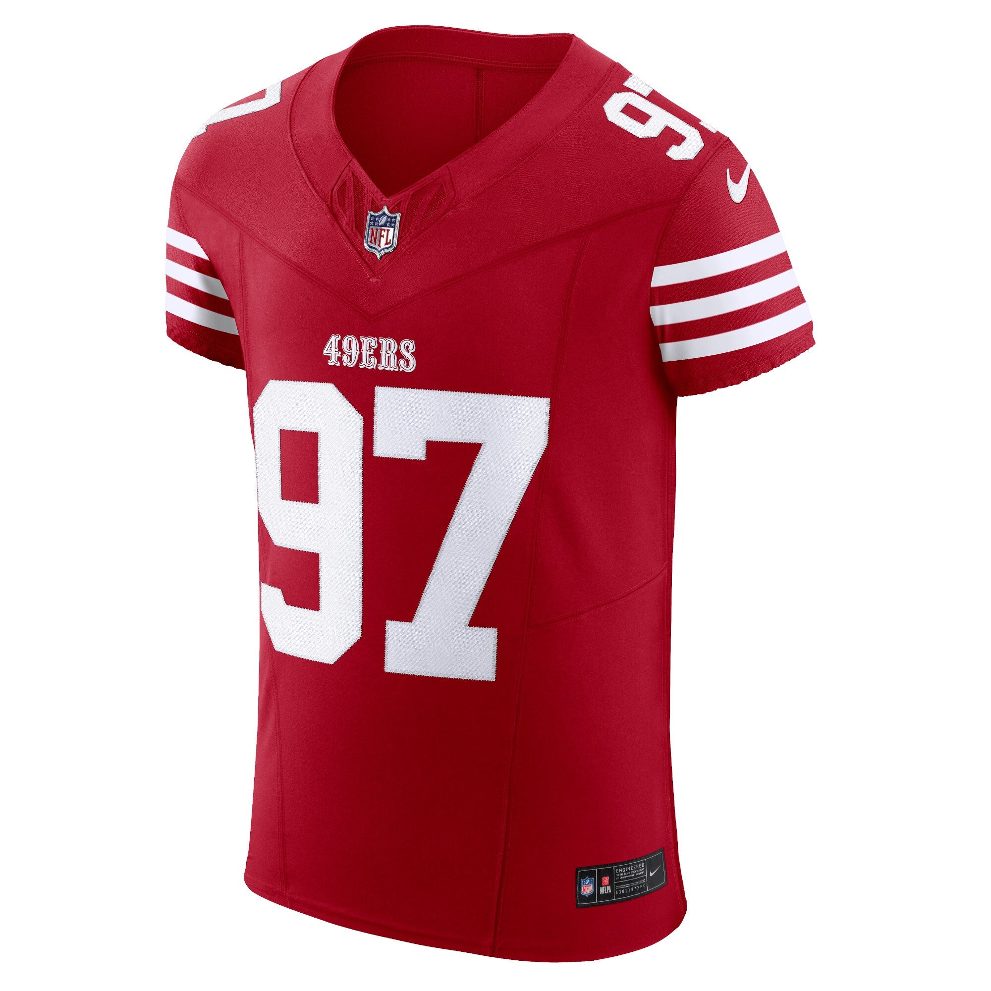 San Francisco 49ers Nick Bosa Scarlet Vapor F.U.S.E. Elite Jersey
