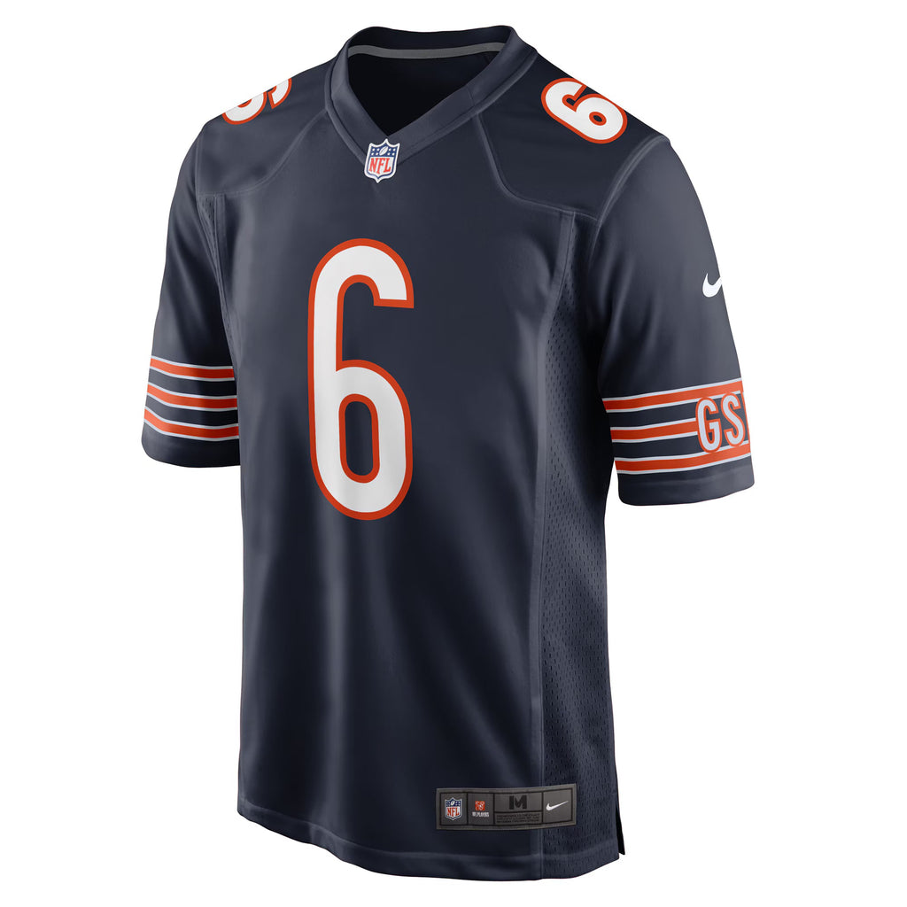 Chicago Bears Kyler Gordon Navy Game Player Jersey