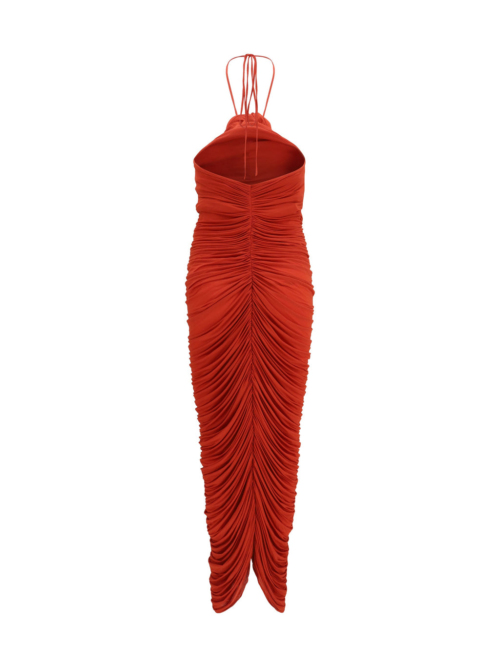 Magda Butrym Women Halterneck Dress With Floral Ruching