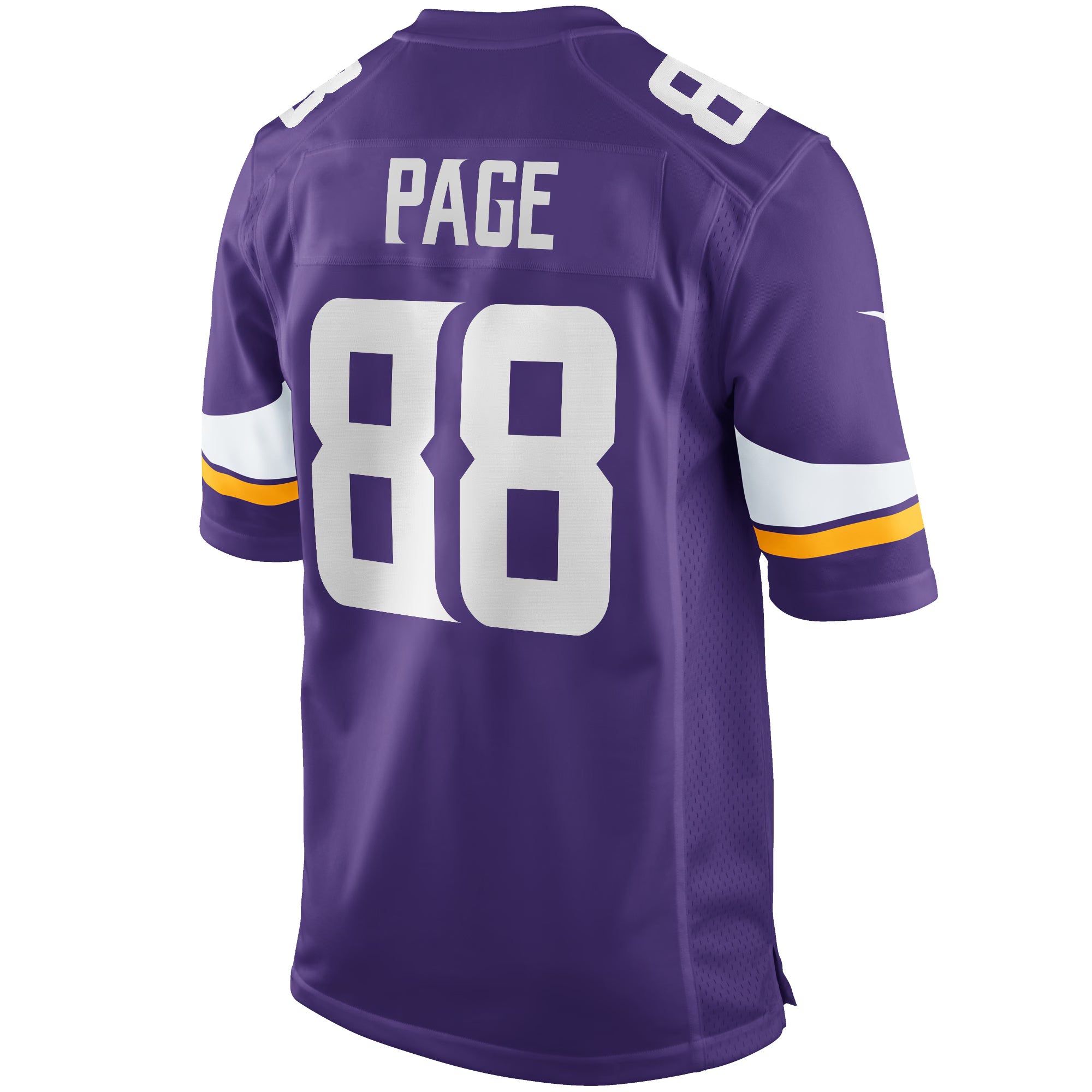 Minnesota Vikings Alan Page Purple Game Retired Player Jersey