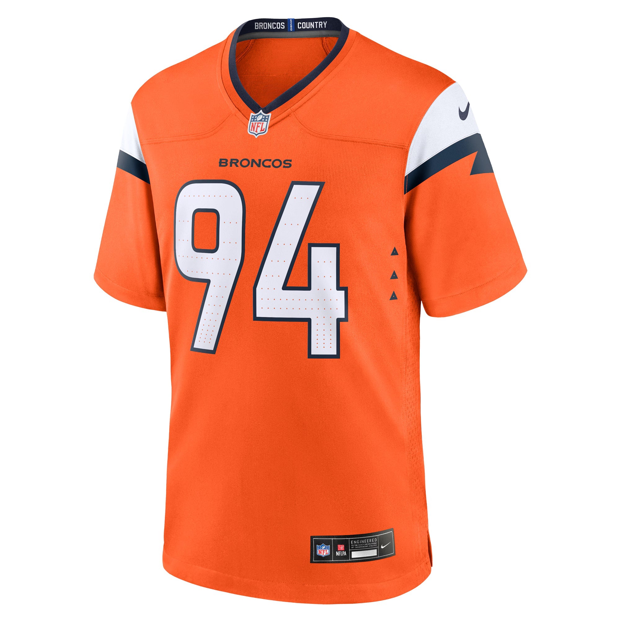 Denver Broncos Jordan Jackson Orange Team Game Jersey