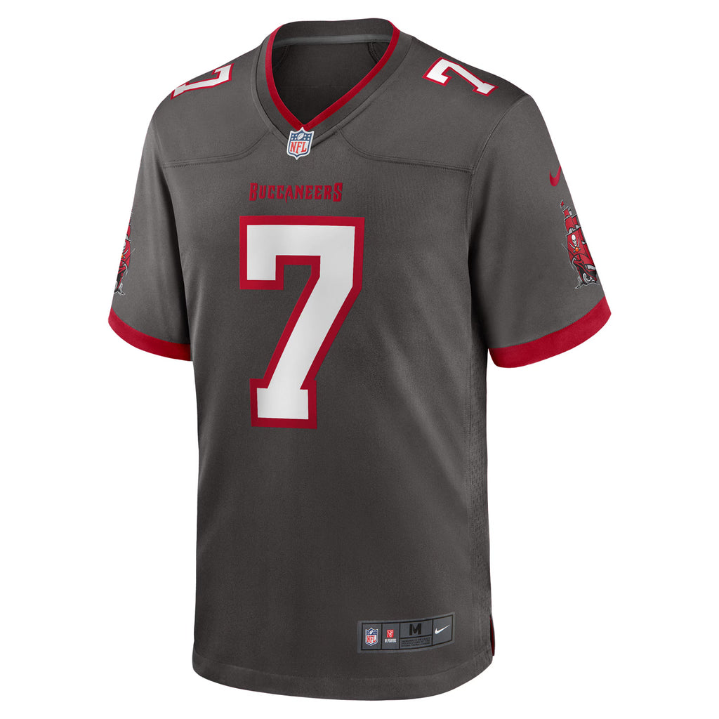 Tampa Bay Buccaneers Bucky Irving Pewter Alternate Game Jersey