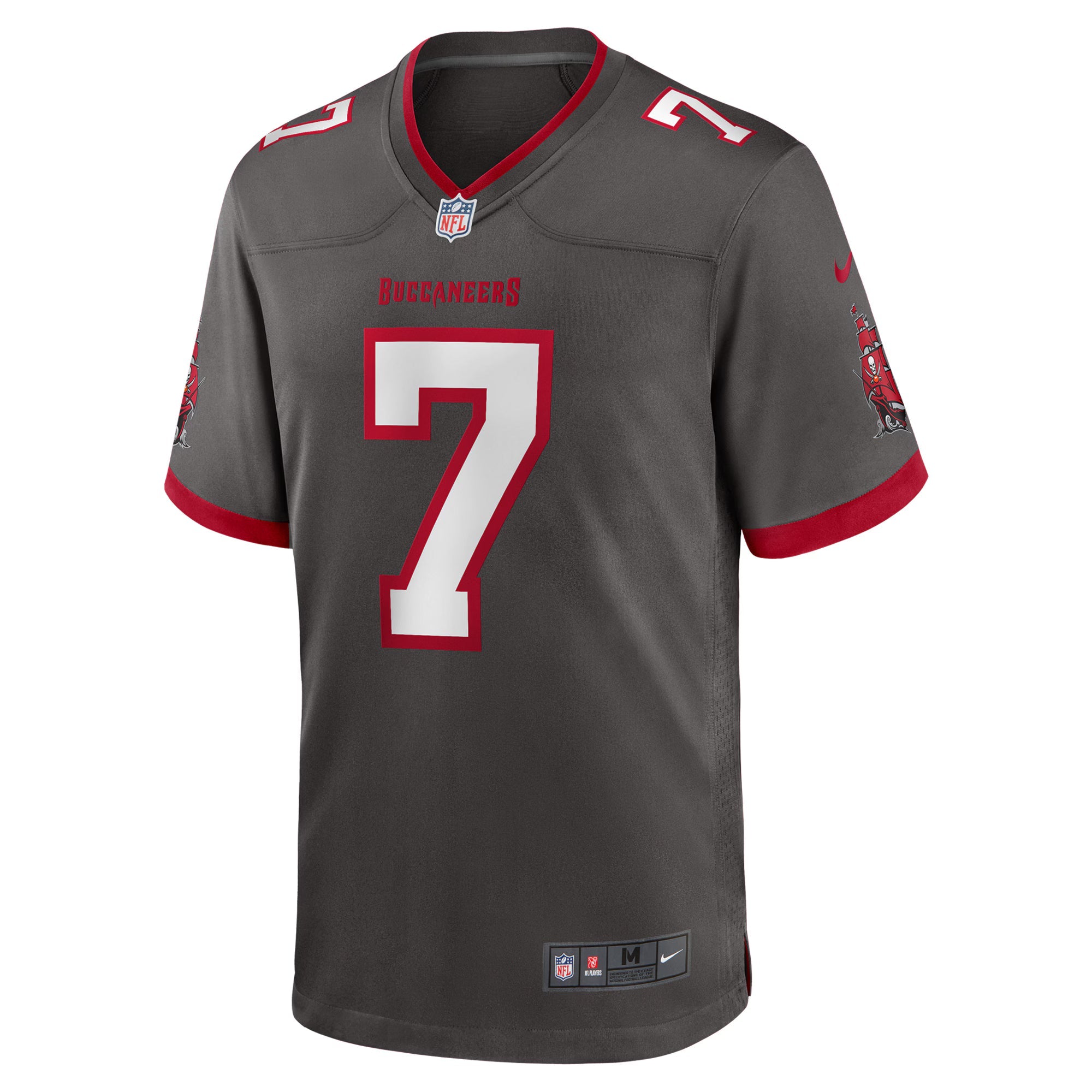 Tampa Bay Buccaneers Bucky Irving Pewter Alternate Game Jersey